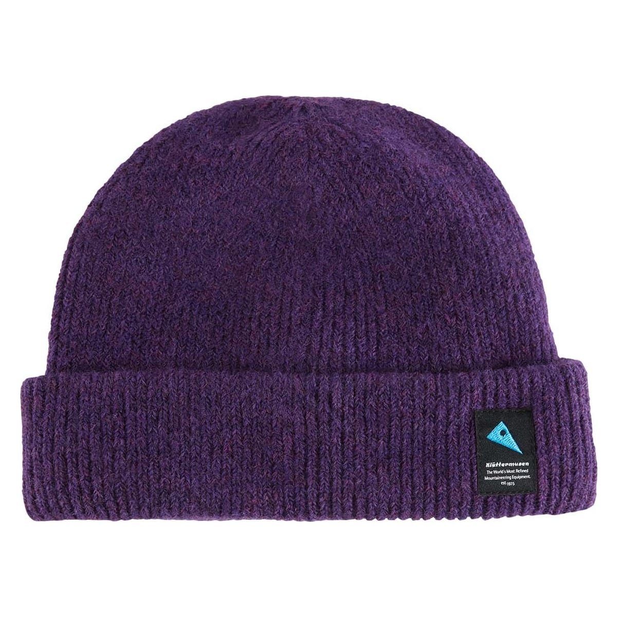 Runa Unisex-Beanie Black Klättermusen - Plum Beanie