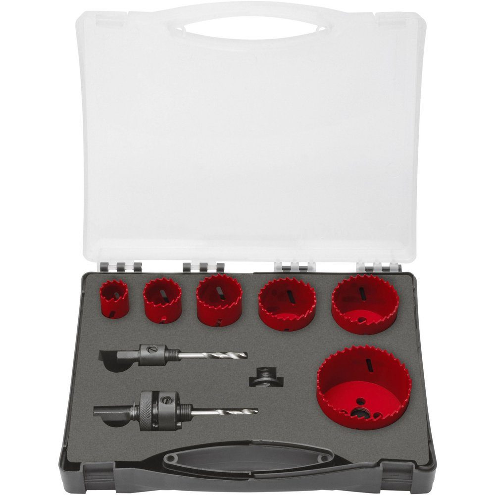Exact Bohrkrone Exact 70604 Lochsägen-Set 9teilig 22 mm, 29 mm, 35 mm, 44 mm, 51 mm
