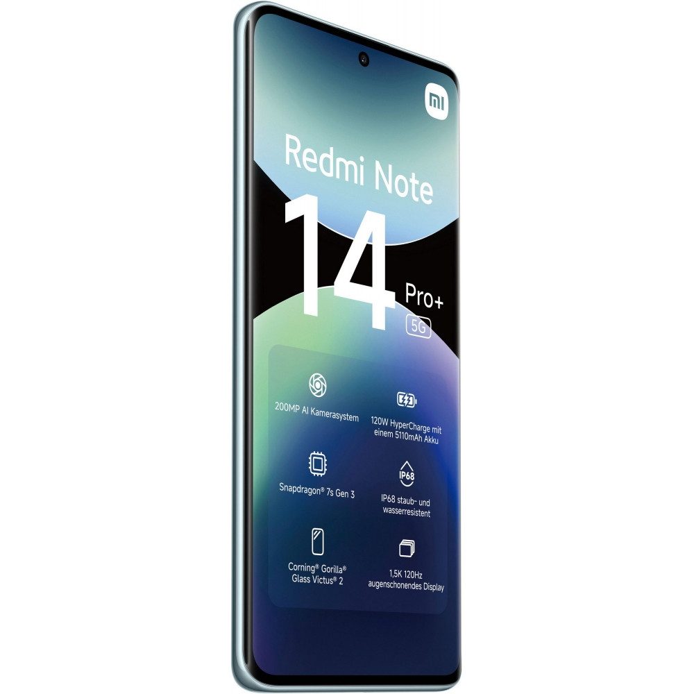 Xiaomi Redmi Note 14 Pro+ 5G 512 GB / 12 GB - Smartphone - frost blue Smartphone (6,67 Zoll)