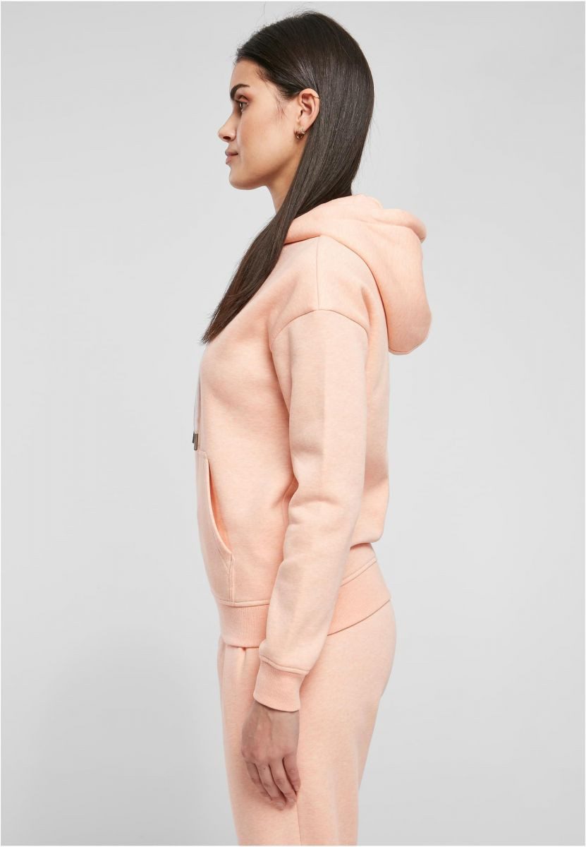 URBAN CLASSICS Kapuzenpullover Ladies Color Melange Hoody Kapuzenpuli Damen