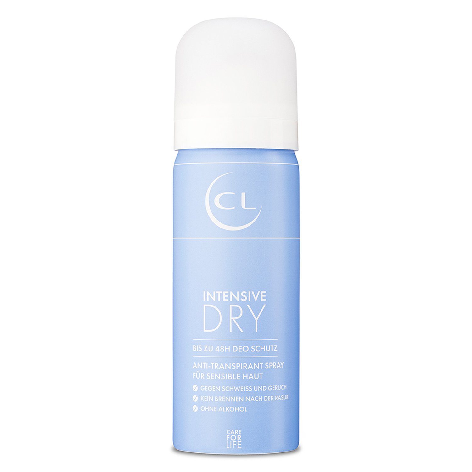 CL Deo-Spray Deo Antitranspirant Spray Herren & Damen Mini 50 ml Intensive Dry, 1-tlg.