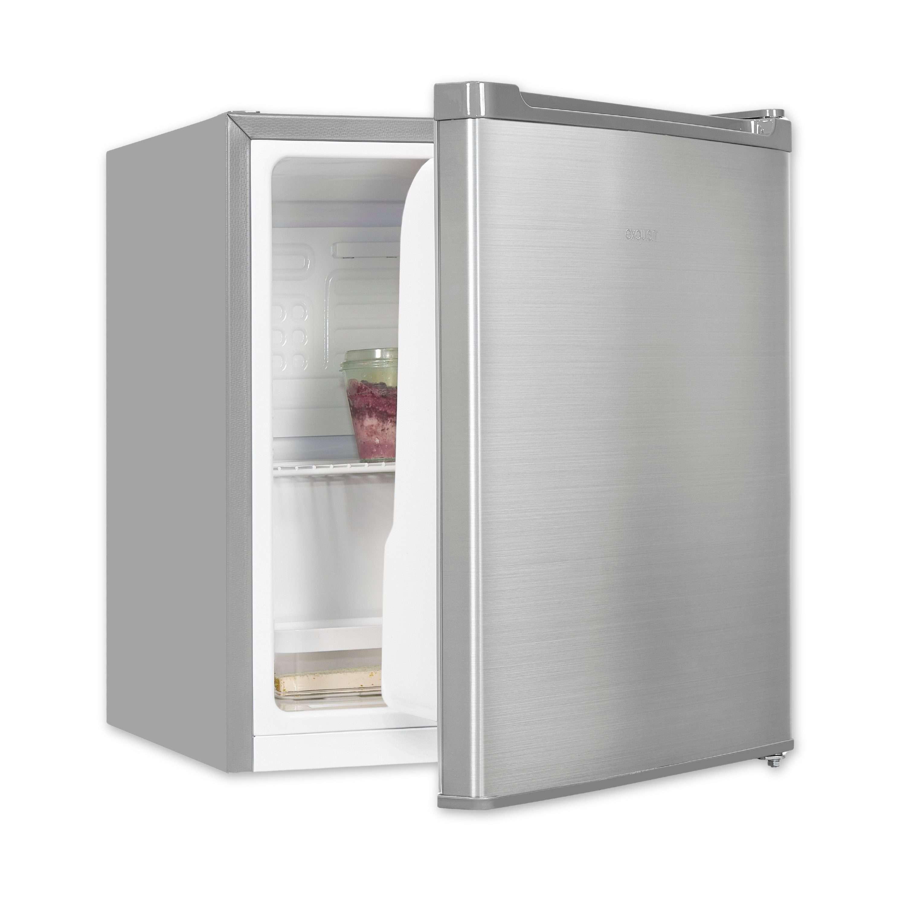 exquisit Table Top Kühlschrank KB05-V-040E, kompakter Mini-Kühlschrank in verschiedenen Farben