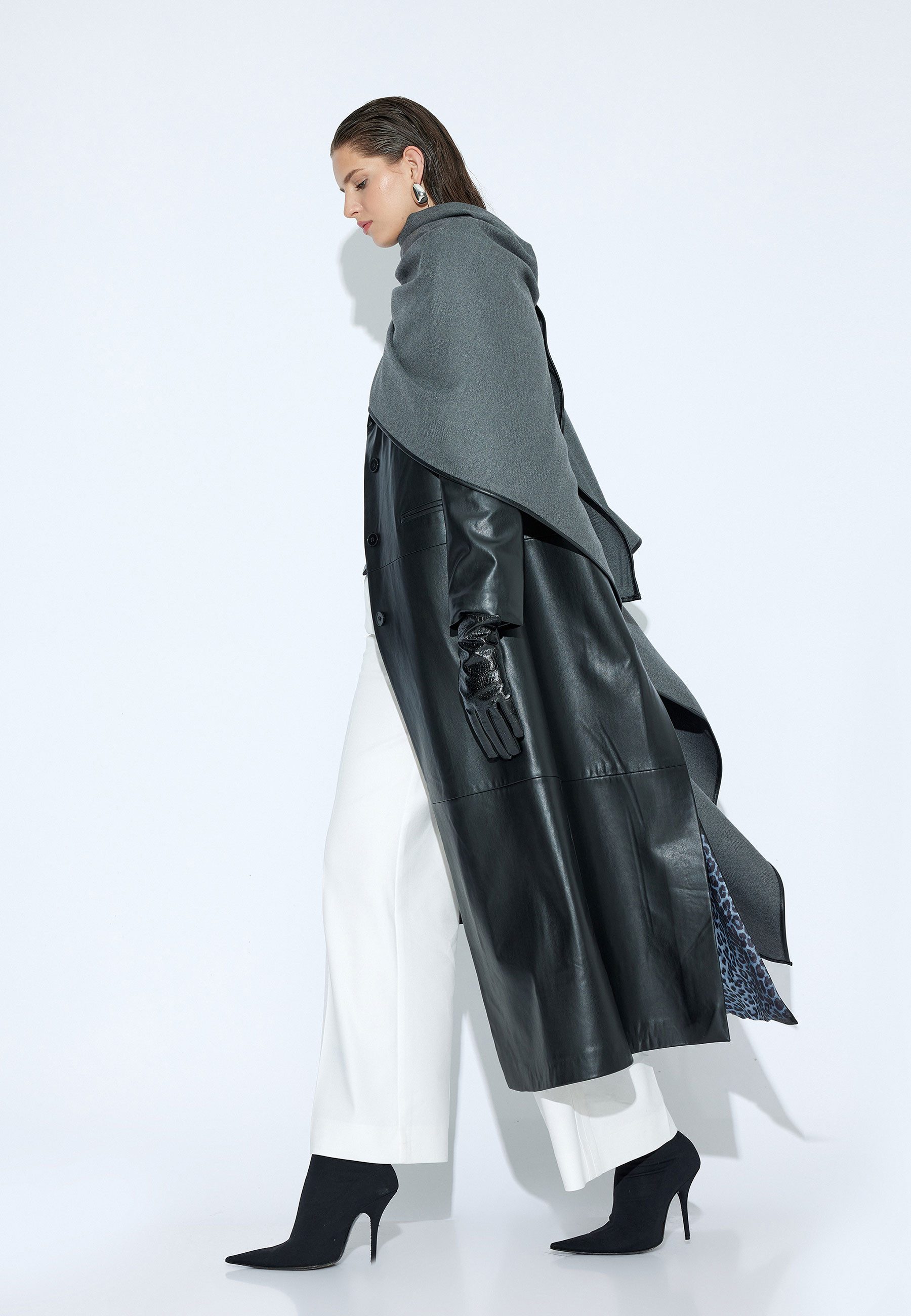 Langmantel Regular Jacket Kragen