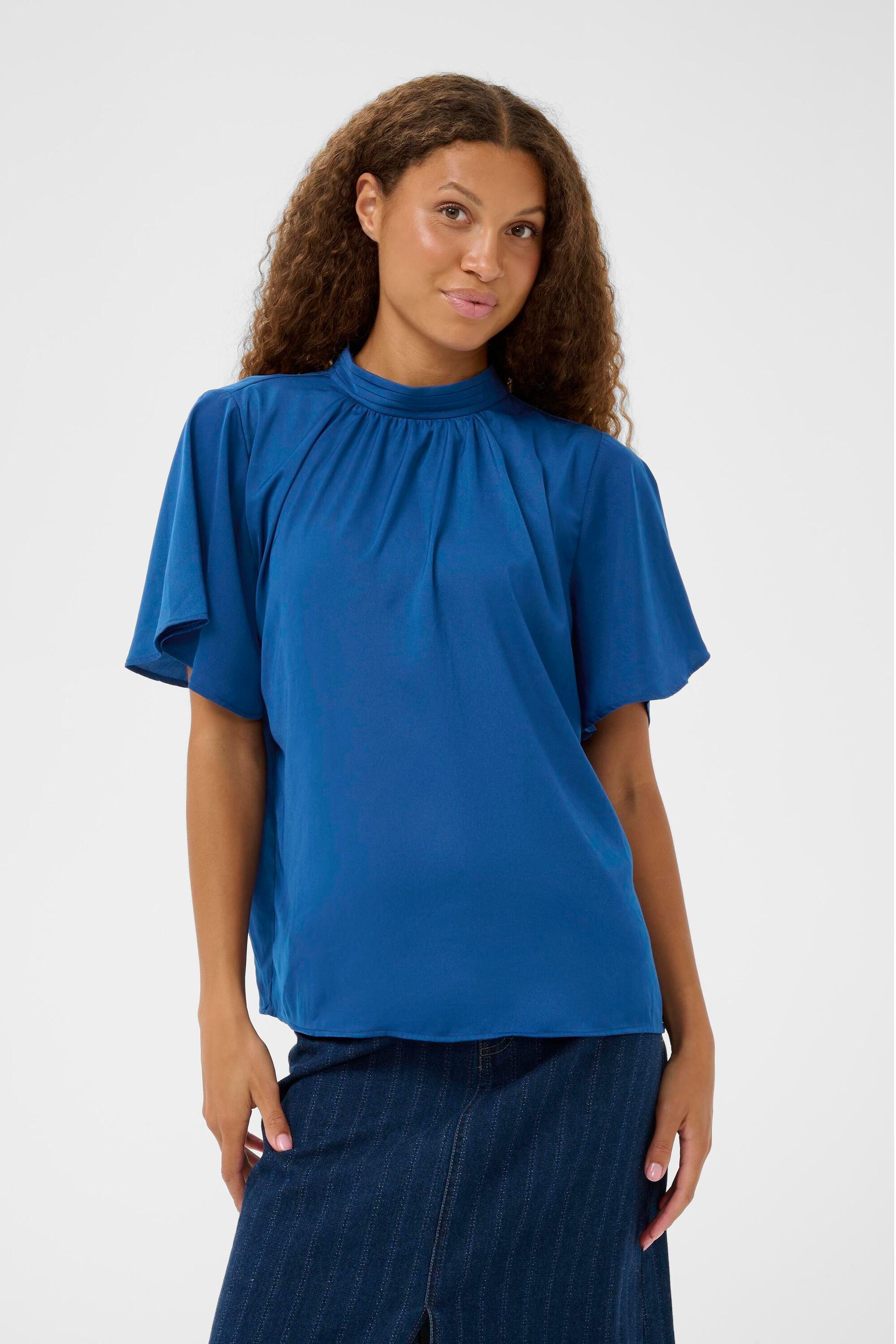 Saint Tropez Kurzarm-Bluse AileenSZ