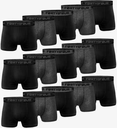 FortyFour Боксерські чоловічі труси, боксерки Herren Männer Підштанники Baumwolle Premium Qualität perfekte Passform (15er Pack, 15er Pack)