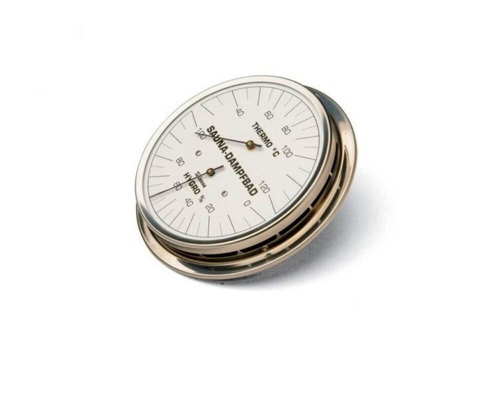 Thumbnail - Finnsa® GmbH Infrarot-Thermometer Dampfbadklimamesser 130 mm - mit Flansch