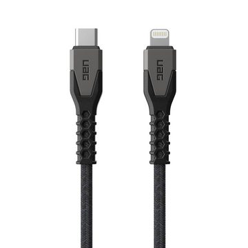 UAG Rugged Kevlar Smartphone-Kabel, USB-C auf Lightning, (150 cm), [MFi zertifiziert, 30W Fast Charging, USB 2.0 bis zu 480 MB/s]