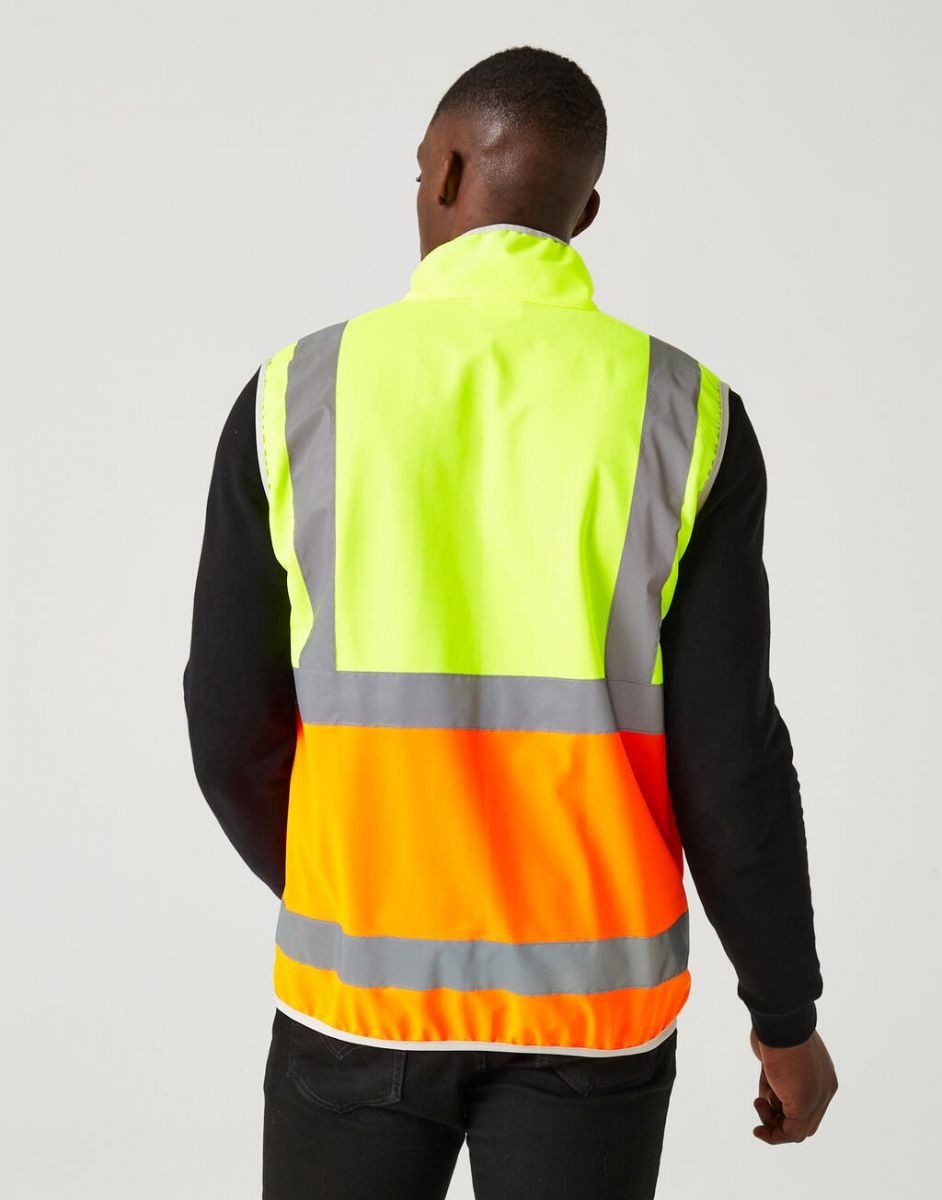 Regatta Professional Arbeitsweste Pro Hi-Vis Full Zip Gilet Arbeitsweste