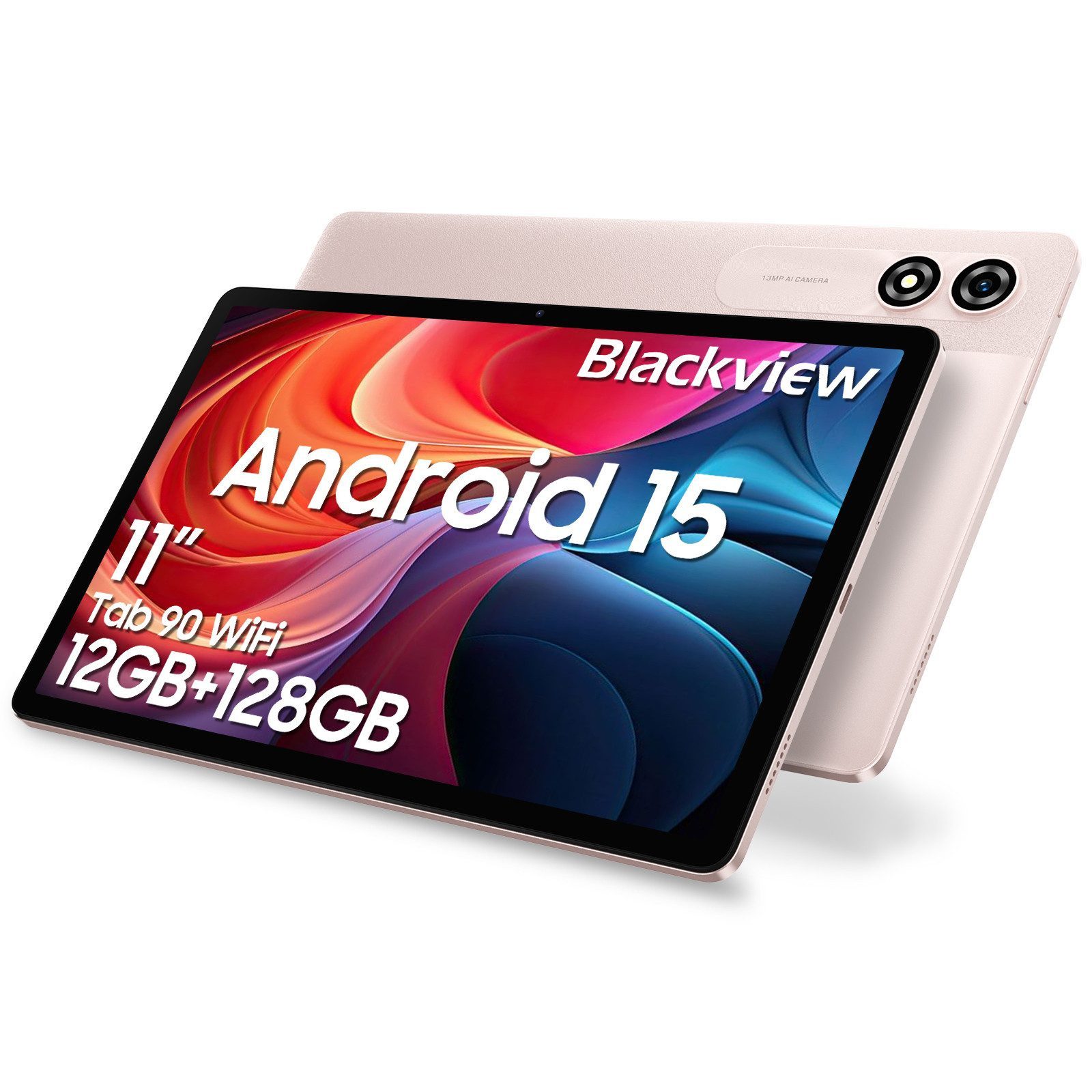 blackview Tab90Wifi Android 15 incl. Stift Tablet (11", 128 GB, Android 15, 13MP Rückkamera, 8200mAh Akku)