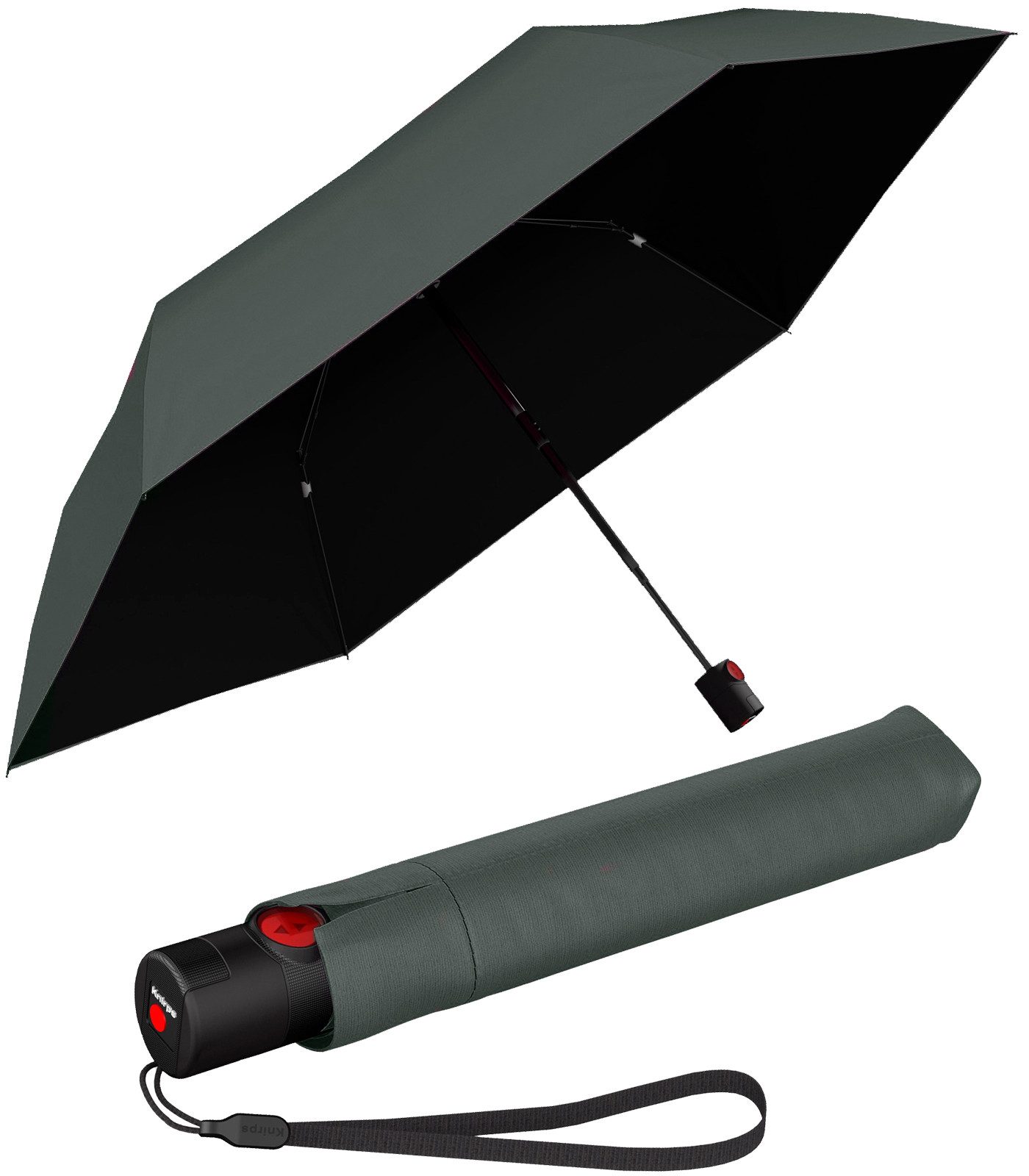 Knirps® Taschenregenschirm U.200 Ultra Light Duomatic - UV coated, mit UV- und Hitzeschutz und Auf-Zu-Automatik