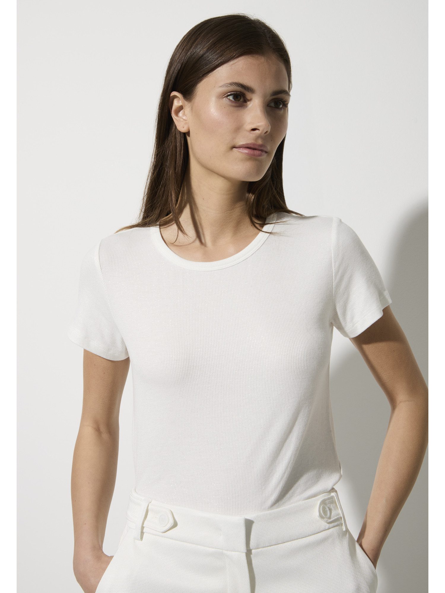Kurzarmshirt Glanzshirt