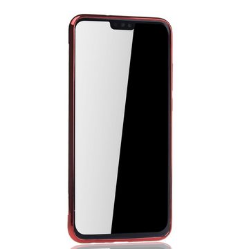 König Design Handyhülle Huawei Honor 8X, Huawei Honor 8X Handyhülle Bumper Backcover Rot