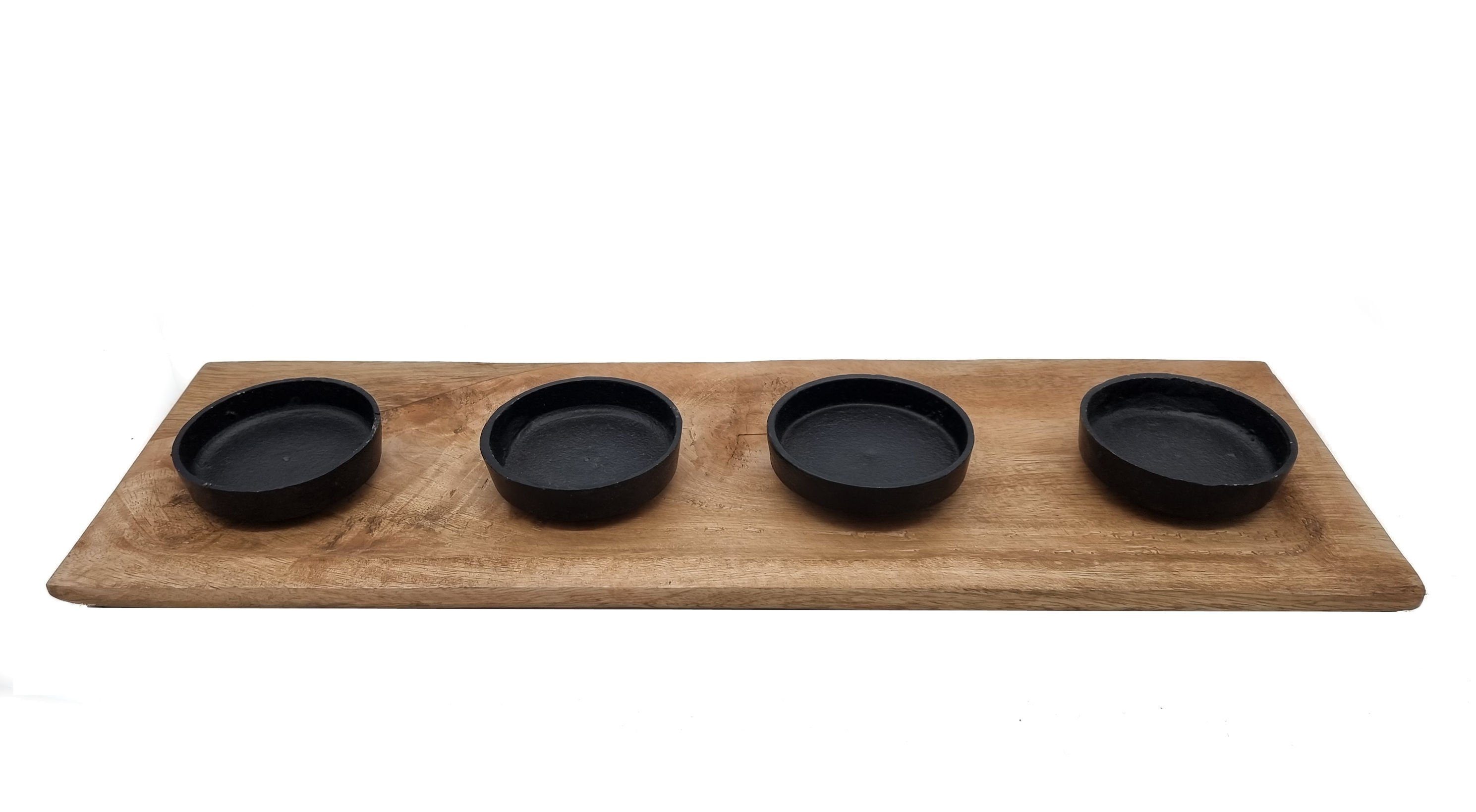 Spetebo Adventsleuchter Mango Advents Kerzenhalter für 4 Kerzen - 45 cm (In günstig online kaufen