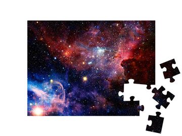 puzzleYOU Puzzle Das Universum, mit Sternen und Galaxien, 48 Puzzleteile, puzzleYOU-Kollektionen Weltraum, Universum