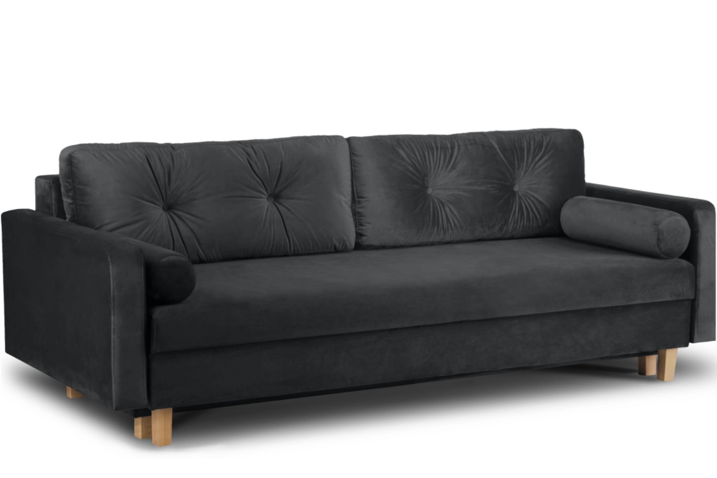 ausziehbare cm Liegfläche Konsimo 196x150 Schlafsofa ERISO Sofa 3-Personen,