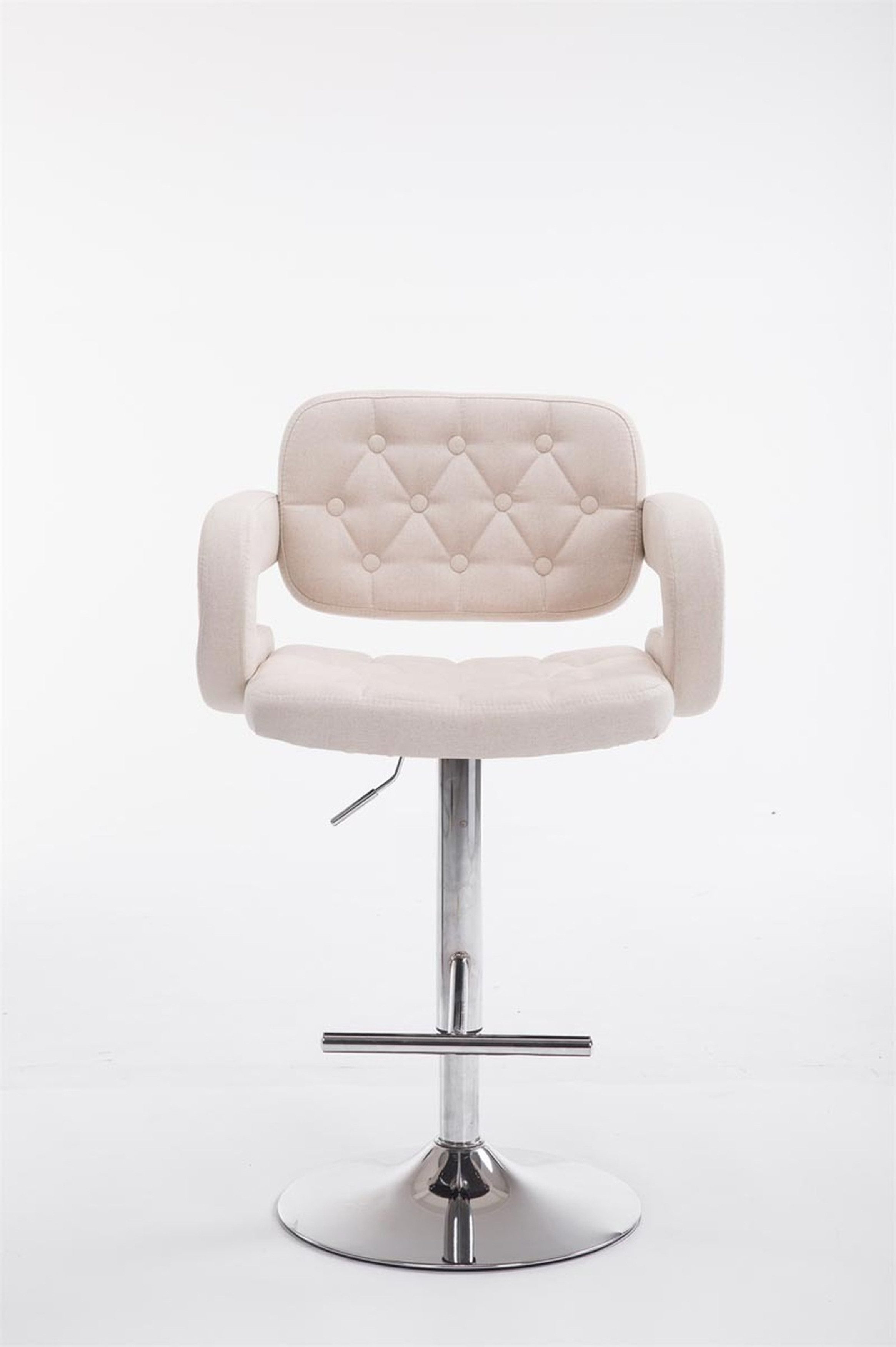 TPFLiving Barhocker Stoff (Barstuhl mit Rückenlehne günstig online kaufen