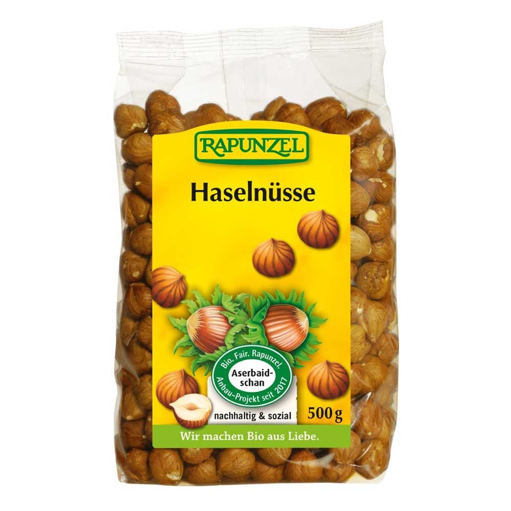 Rapunzel Knabberei Haselnüsse 500g