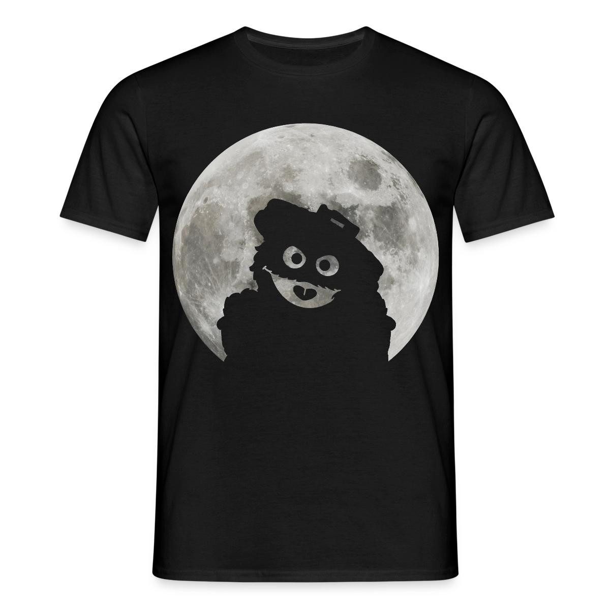 Spreadshirt T-Shirt Sesamstraße Oskar In Einer Vollmondnacht Männer T-Shirt (1-tlg)