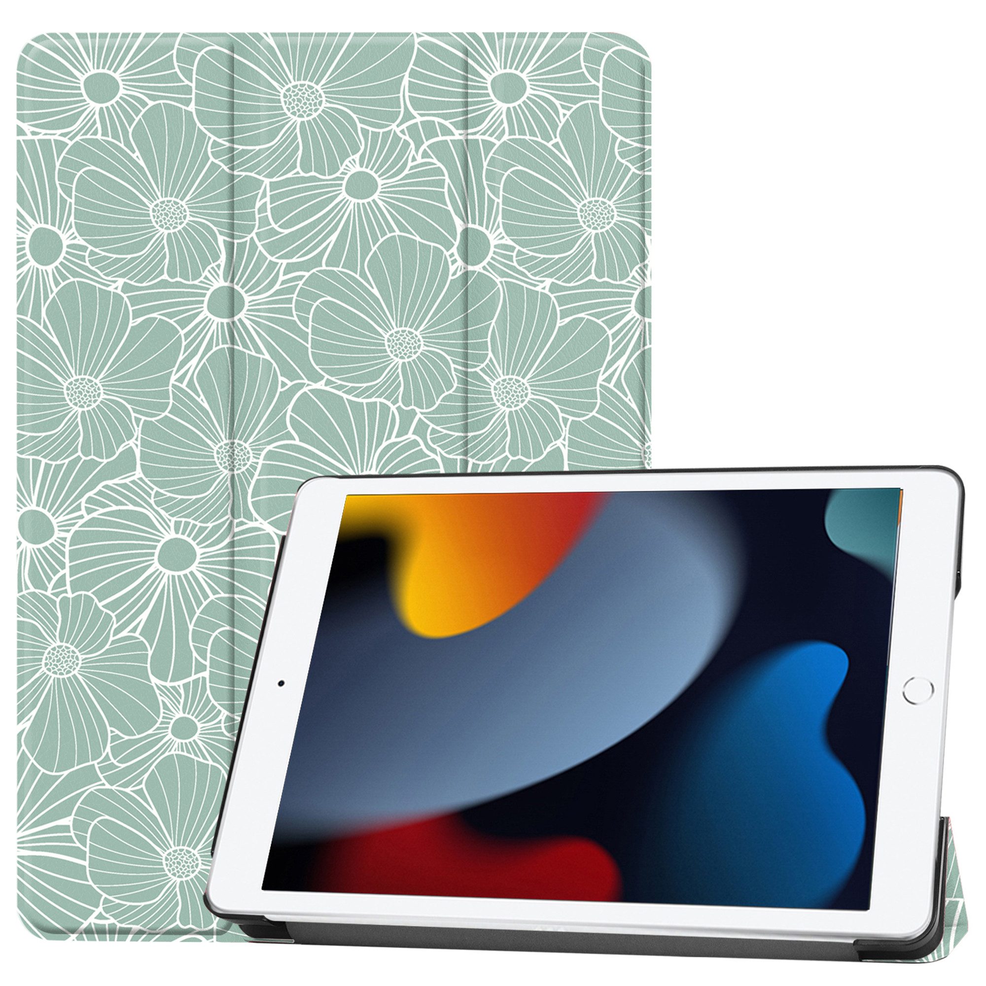 imoshion Tablet-Mappe imoshion Design Trifold Klaphülle Apple iPad 9 (2021) 10.2 Zoll / iPad