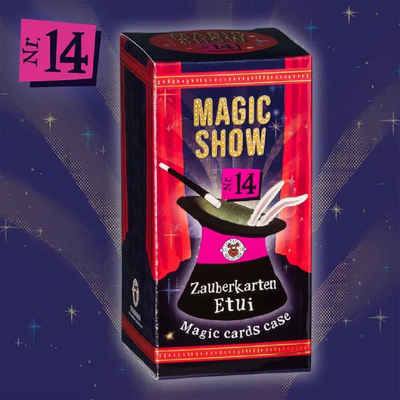 LK Trend & Style Zauberkasten MAGIC SHOW Trick Zauberkarten Etui, Mit dieser Zauberbox kannst du gleich mehrere Tricks machen