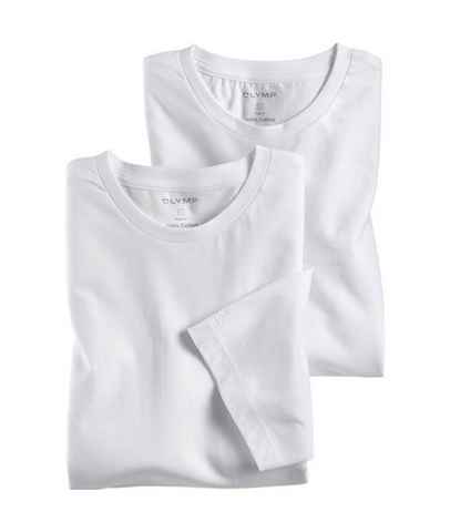 OLYMP T-Shirt Regular fit (Packung, 2-tlg., 2er)