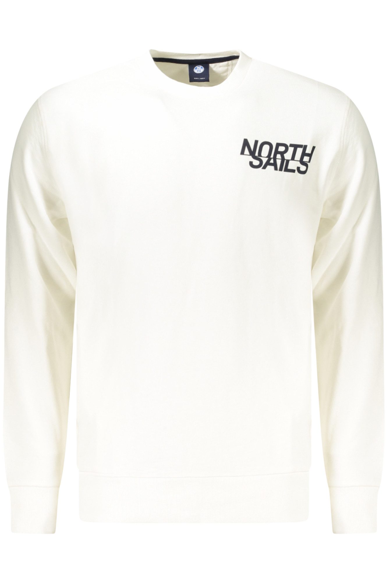North Sails Sweatshirt Herren-Sweatshirt Rundhals Weiß - Gemütlich mit