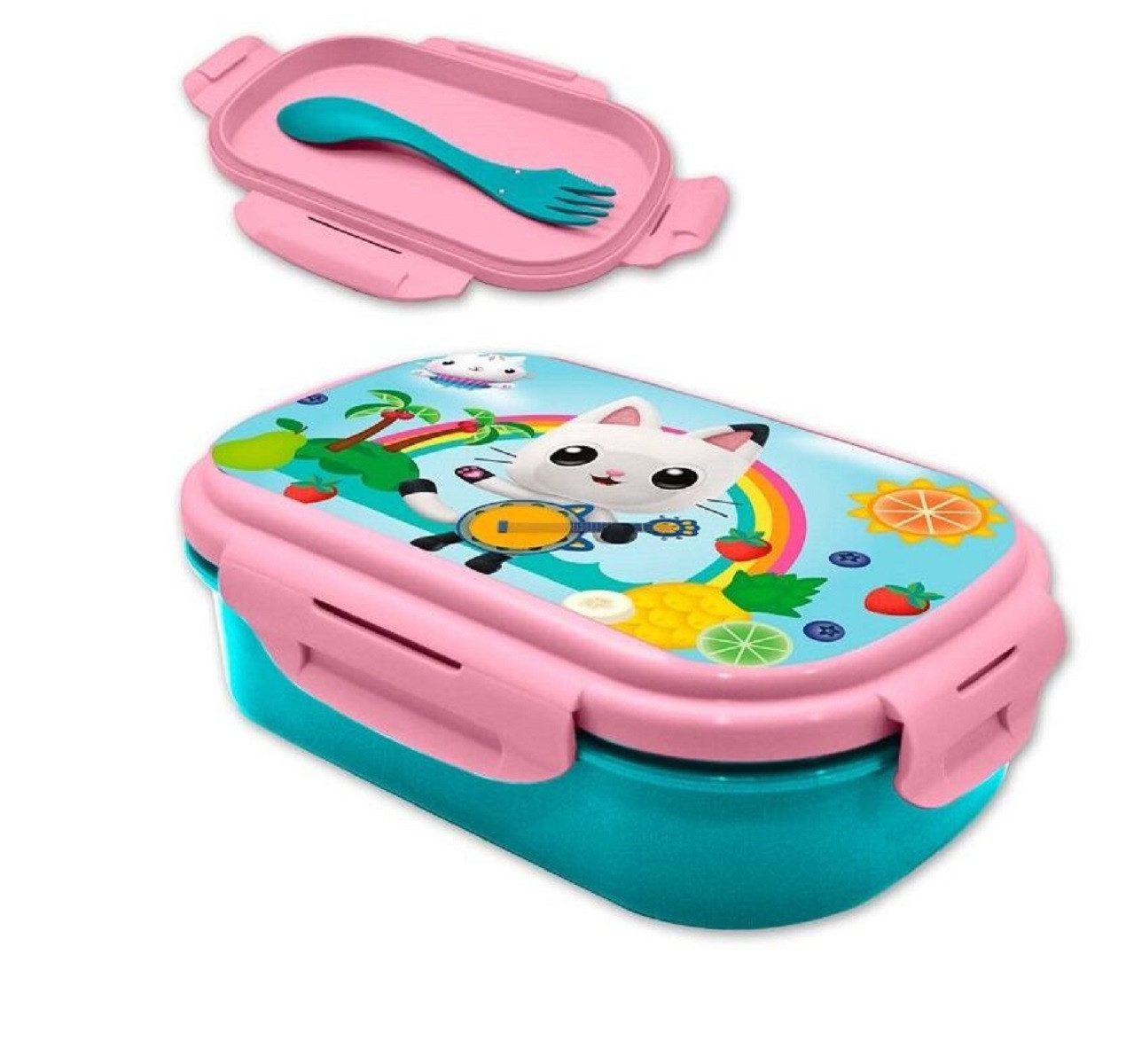 Lunchbox Lunchbox mit Besteck – Perfekte Bento-Box für Kinder