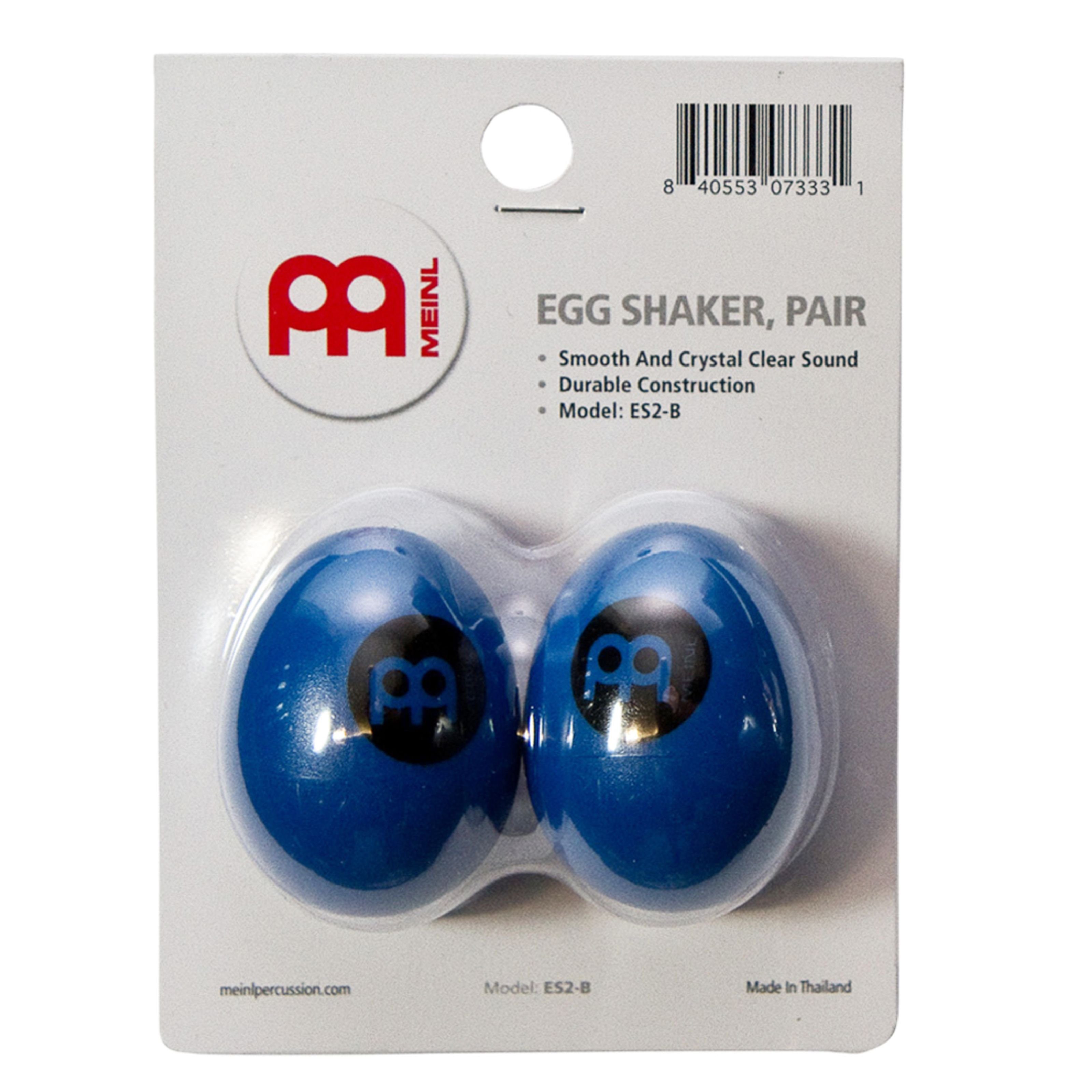 Meinl Percussion Spielzeug-Musikinstrument, Egg Shaker ES2-B, Blau - Shaker