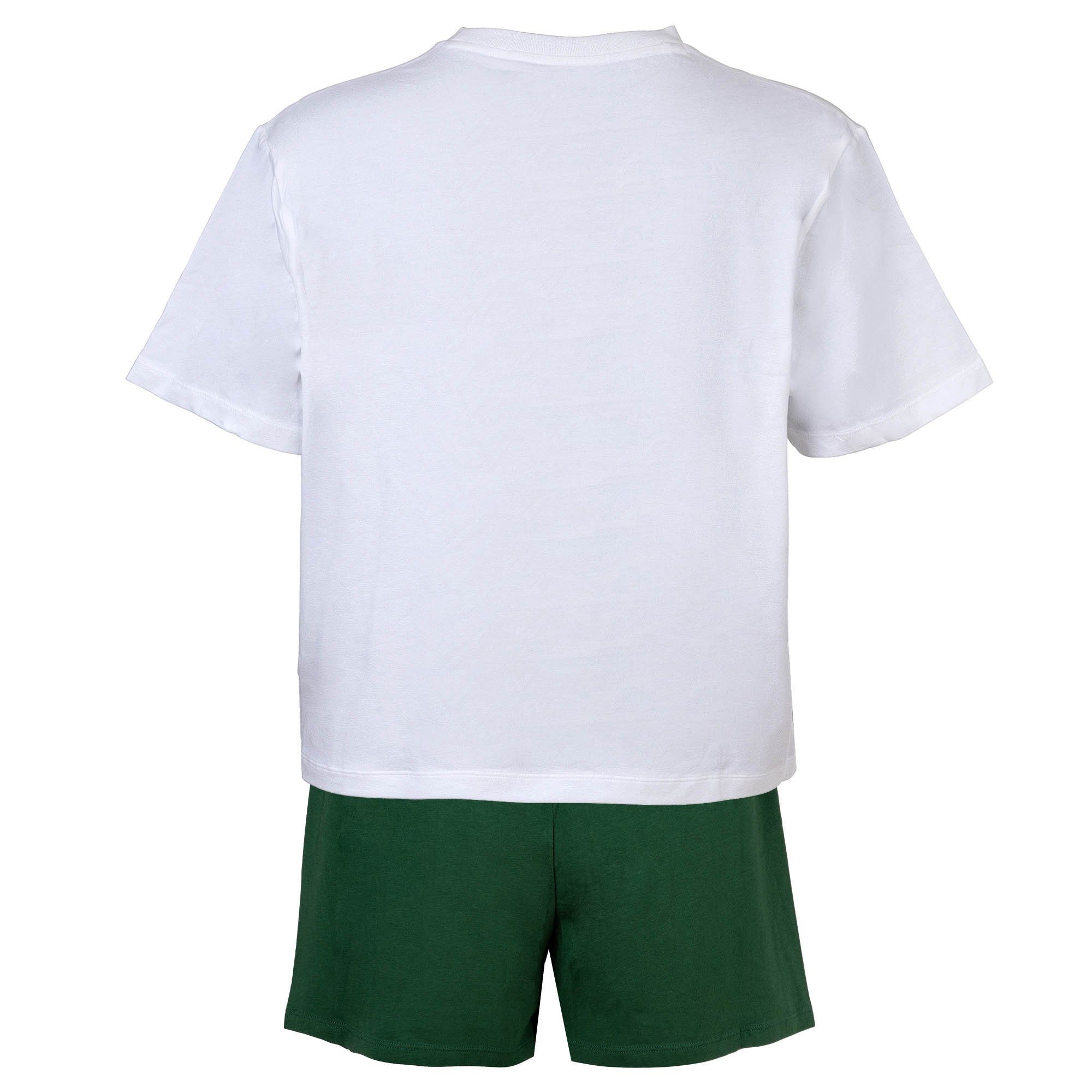 Lacoste Pyjama Damen Pyjama 1er Pack Baumwolle (2 tlg)