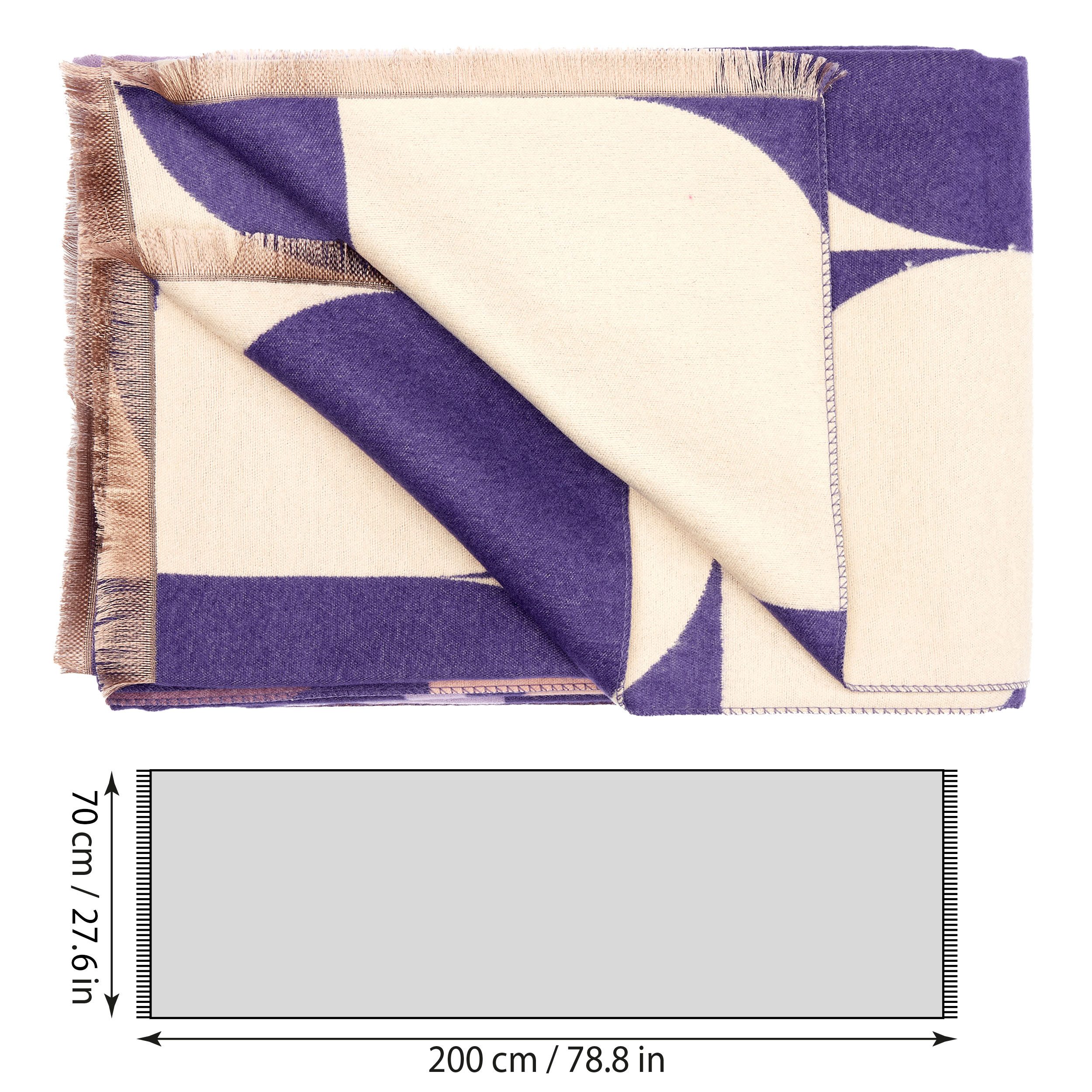 BRUBAKER Schal Cashmirillo Damen Schal mit Modernem Muster - 70 x 200 cm - Warm, (Oversized Schal für Herbst und Winter, 1-St), Kuschelig mit weichem Kaschmir-G – Bild 5 von 5