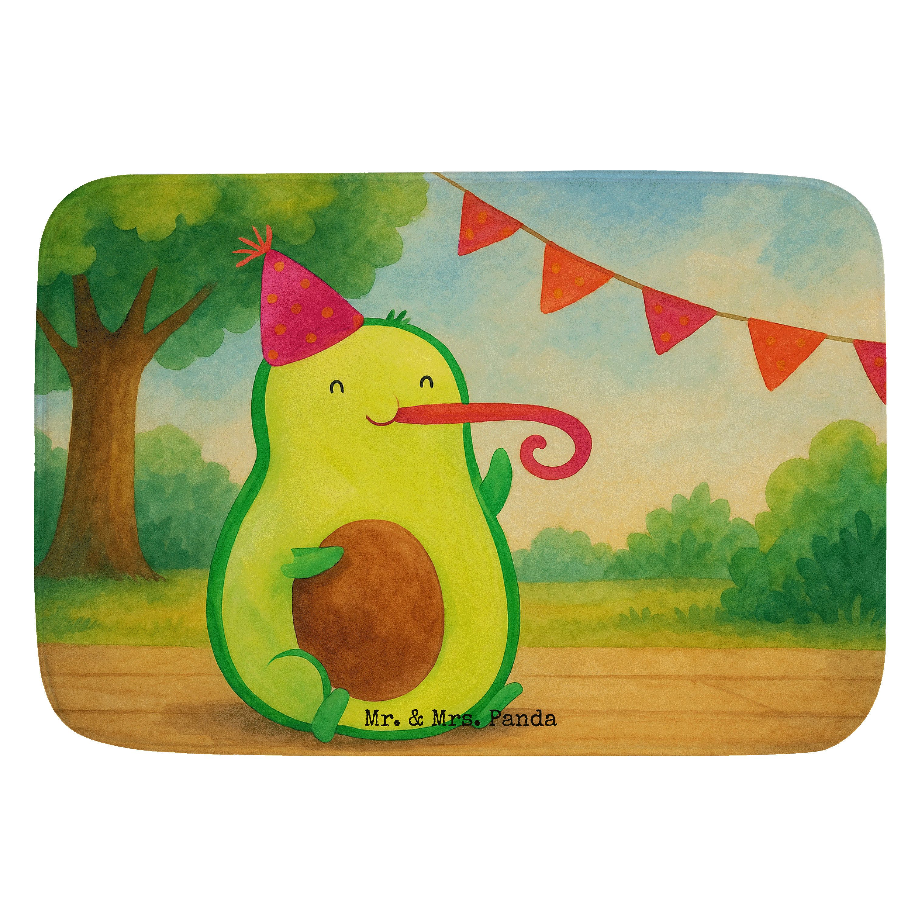 Badematte Avocado Geburtstag Design, Badteppich, Weiß, Badteppich, Badezimmerte