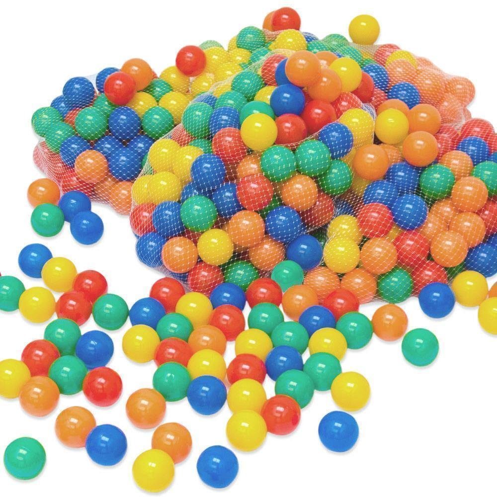 Bälle für Plastikbälle Bällebad-Bälle Farbmix, Bällebad Baby cm 100 bunte LittleTom Spielbälle 7