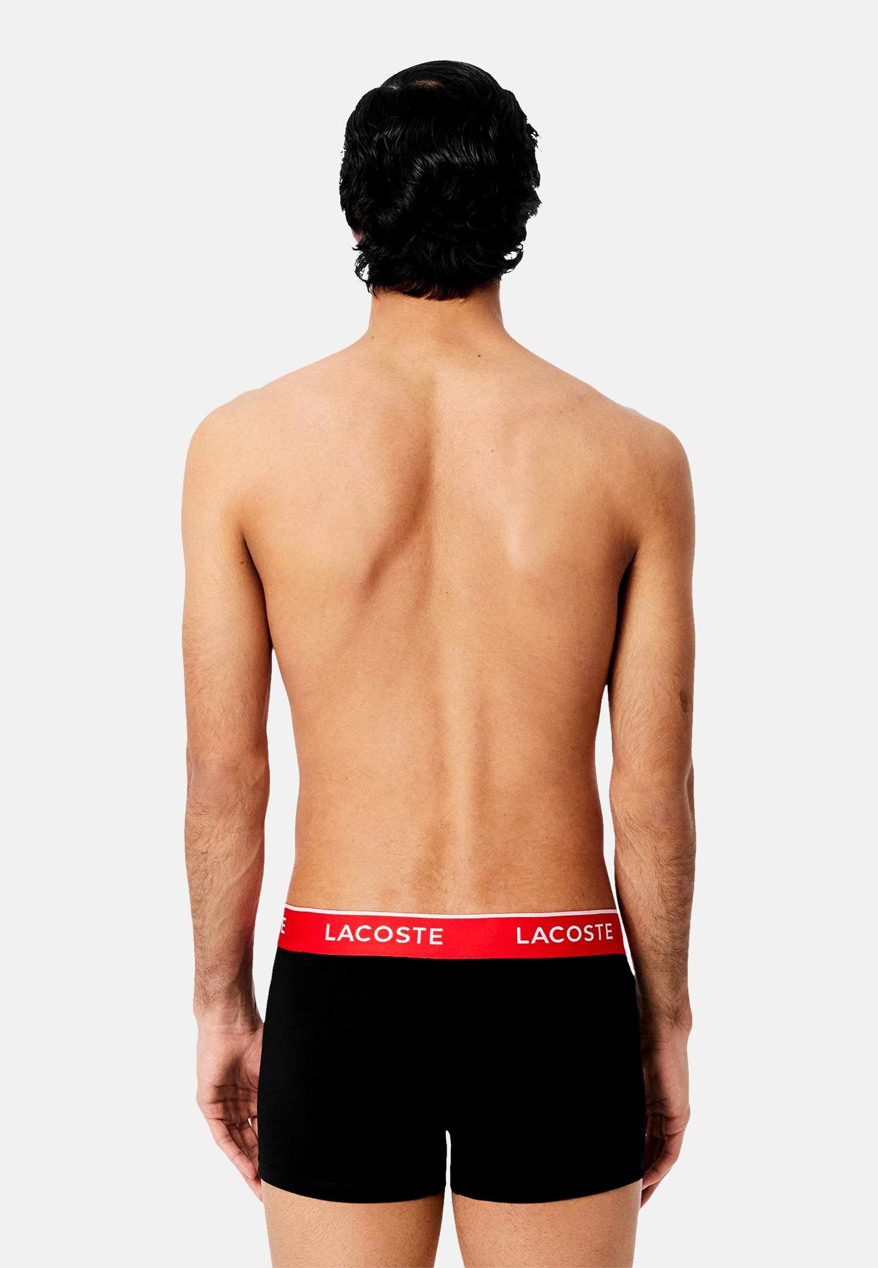 Lacoste Boxershorts Boxershorts Unterhosen 3-Pack (3-St)