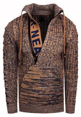 Rusty Neal Strickpullover mit stylischem Ausschnitt