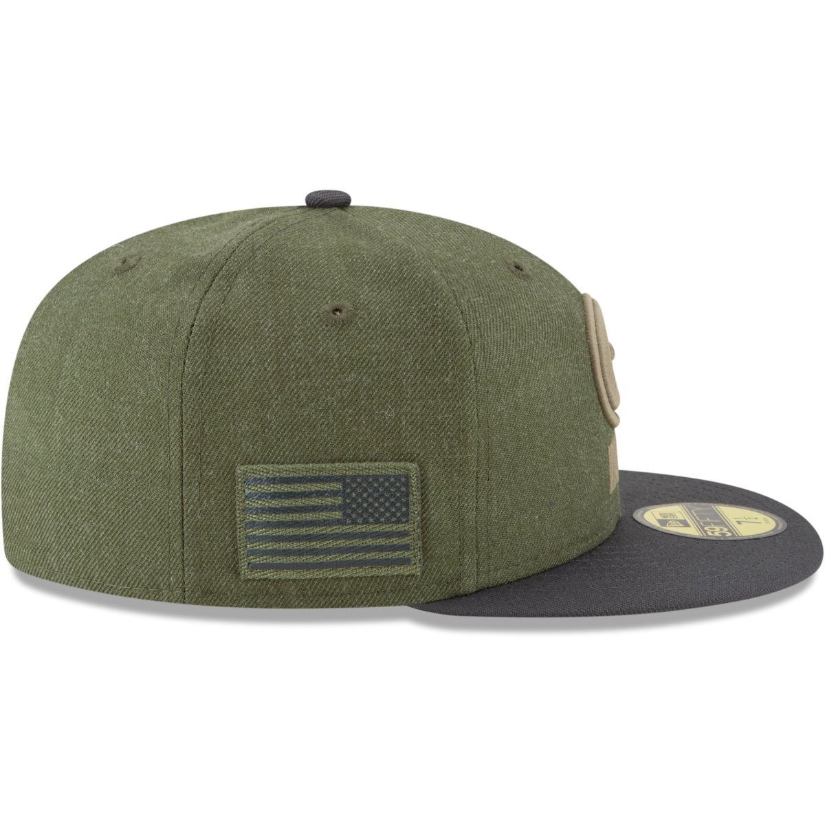 Salute Service Cap Green Bay to New NFL Packers Fitted 59Fifty Era