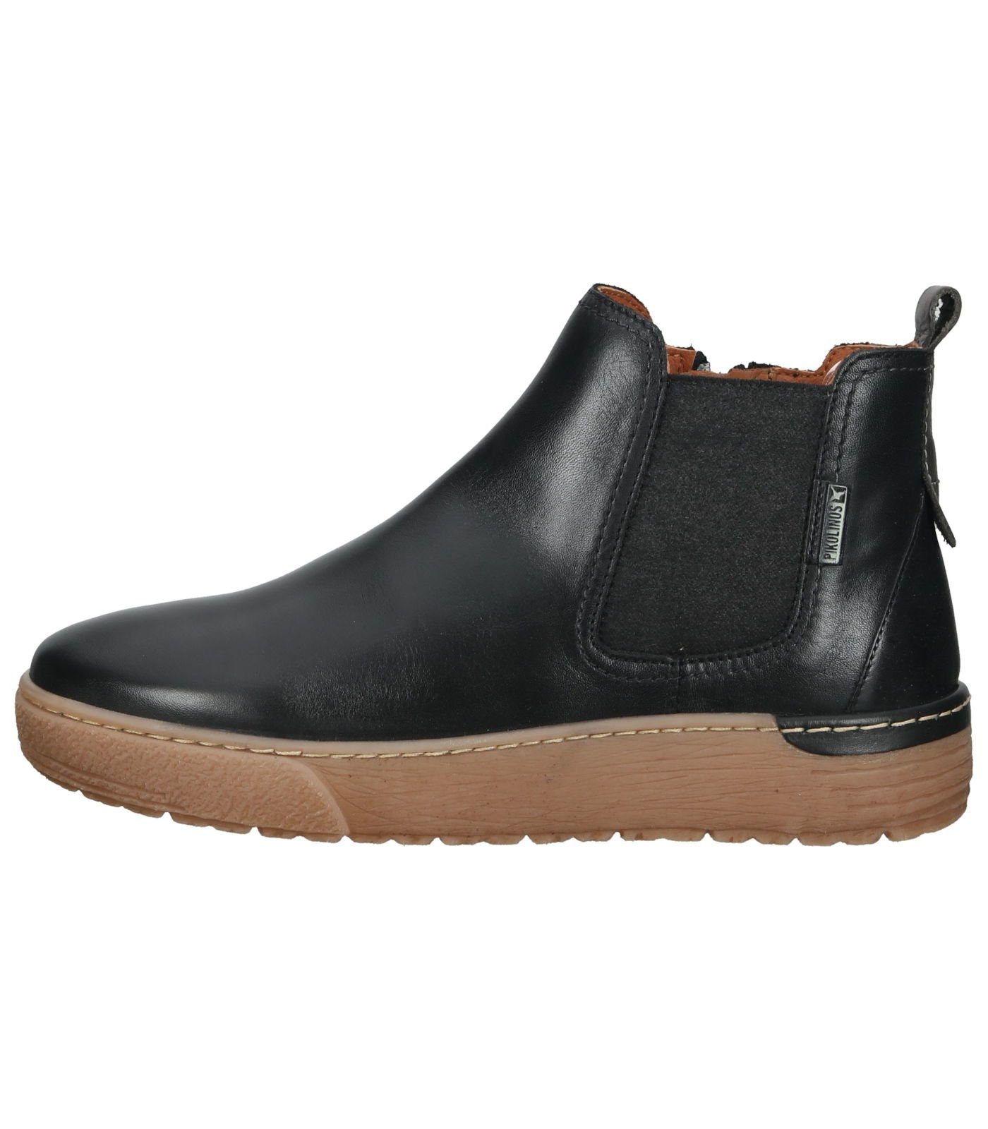 PIKOLINOS Leder/Textil Schwarz Stiefelette Stiefelette