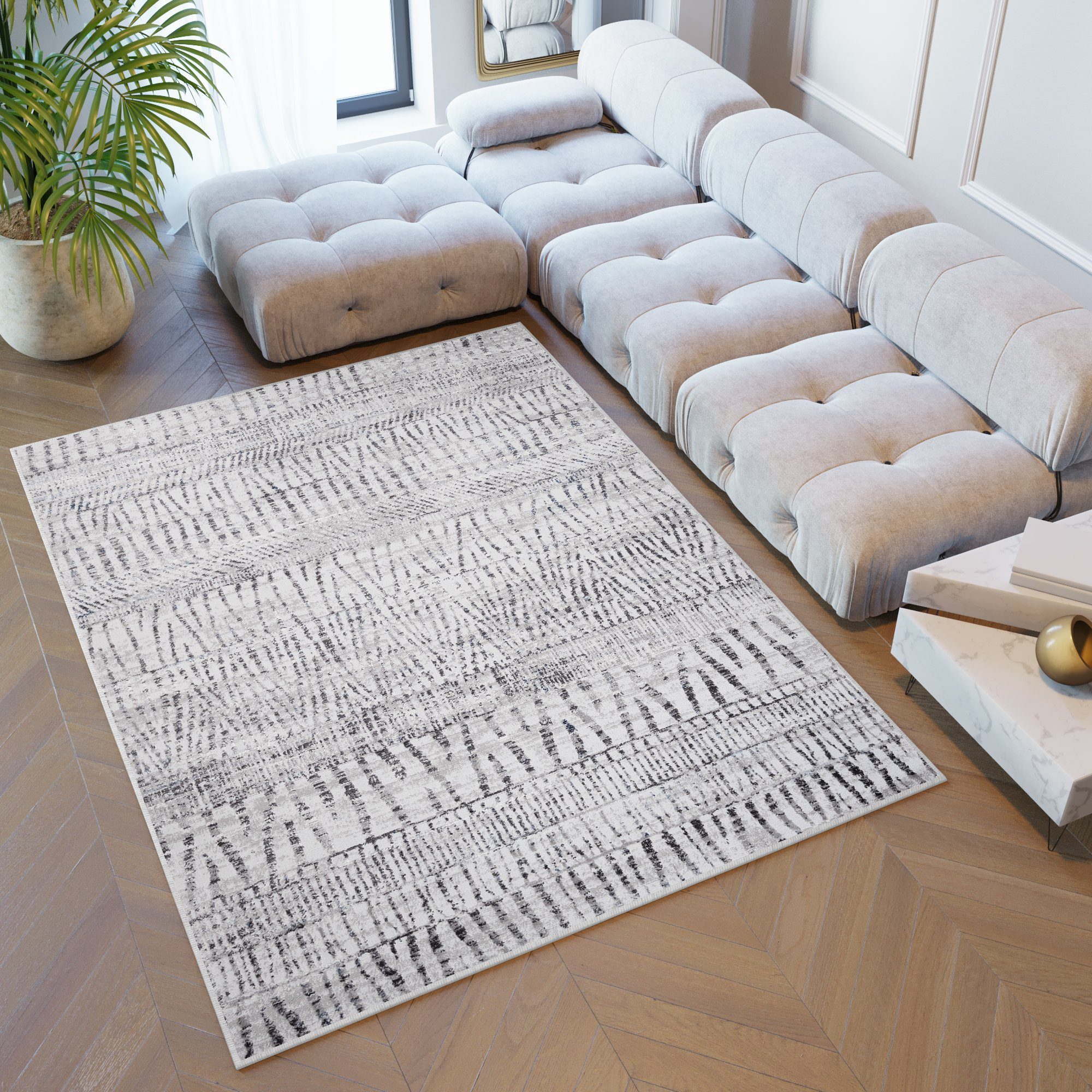 Tapiso Teppich SKY, rechteckig, Höhe: 12 mm, Wohnzimmer, Schlafzimmer, mode günstig online kaufen