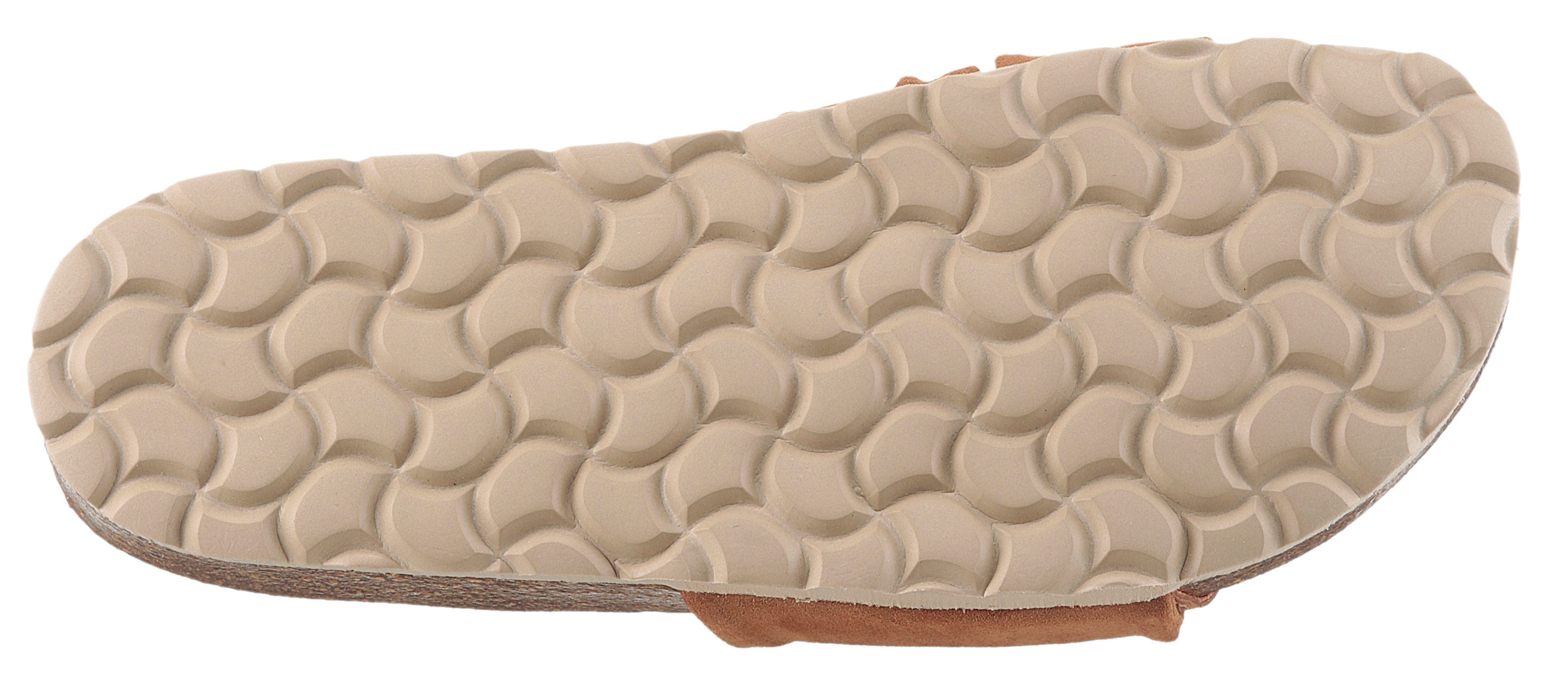 VERBENAS Roxy Roda Pantolette Sommerschuh, Flat, Pool Slides mit modischer Schlaufe