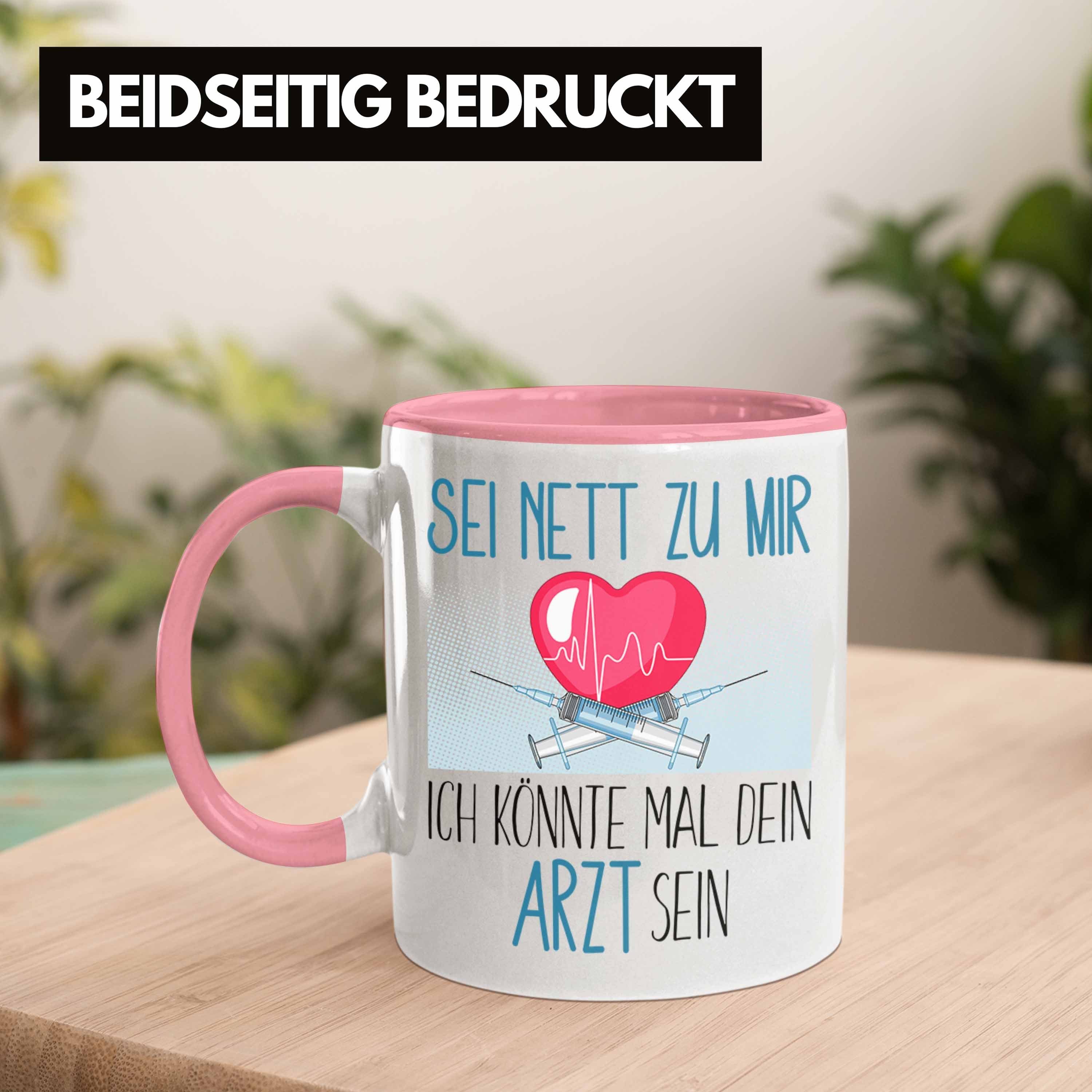 Medizin Nett Rosa Tasse Geschenkidee Arzt Sei Tasse Geschenk Studium Z Ausbildung Trendation