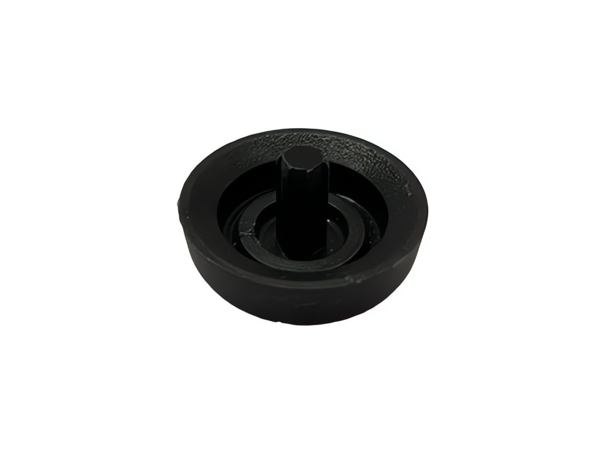 MWH Abdeckkappe Fußkappe mit Dorn für Royal Garden schwarz 25 mm in schwarz