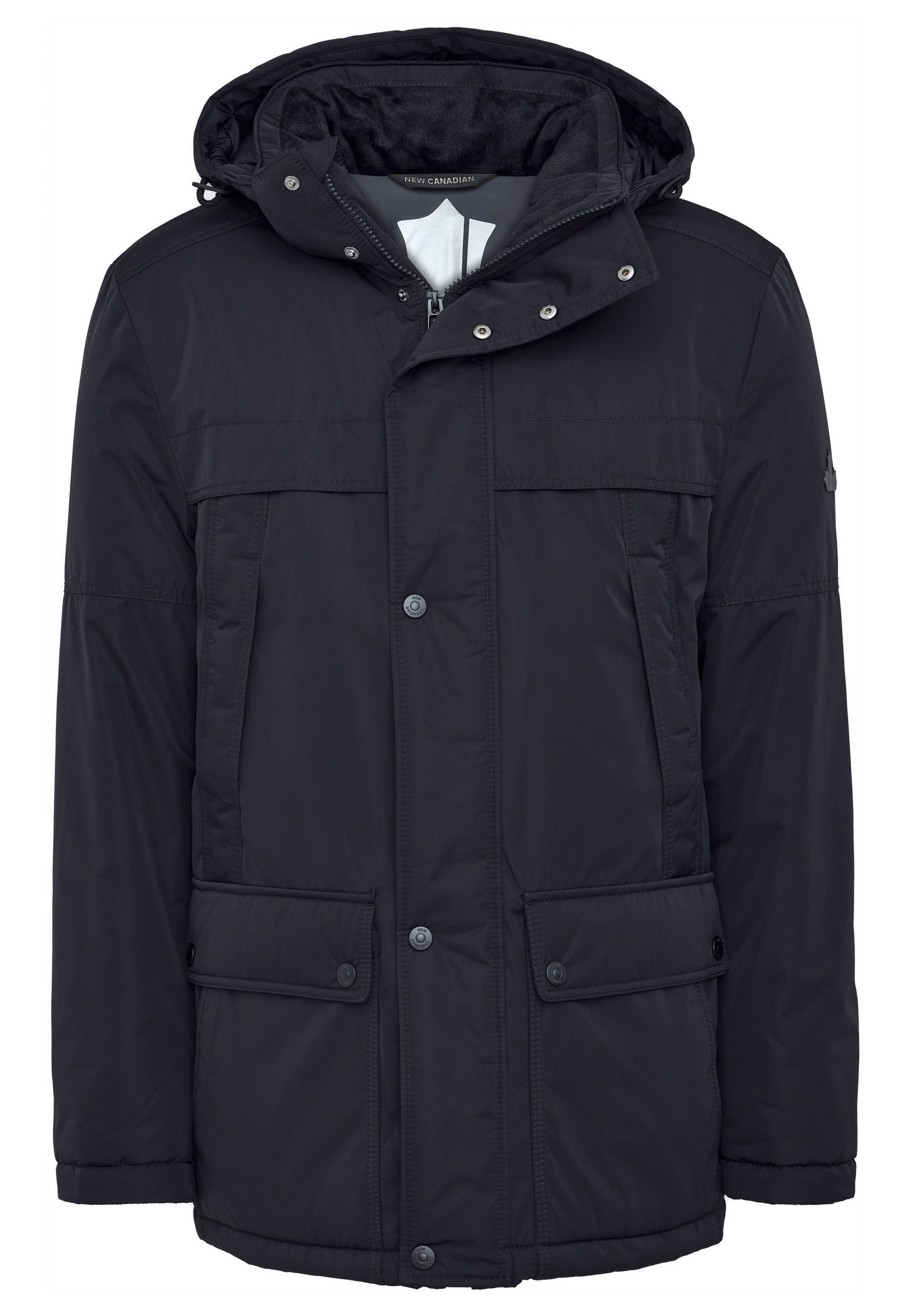New Canadian Outdoorjacke dry iQ mit Fleece-Einsatz am Innenkragen