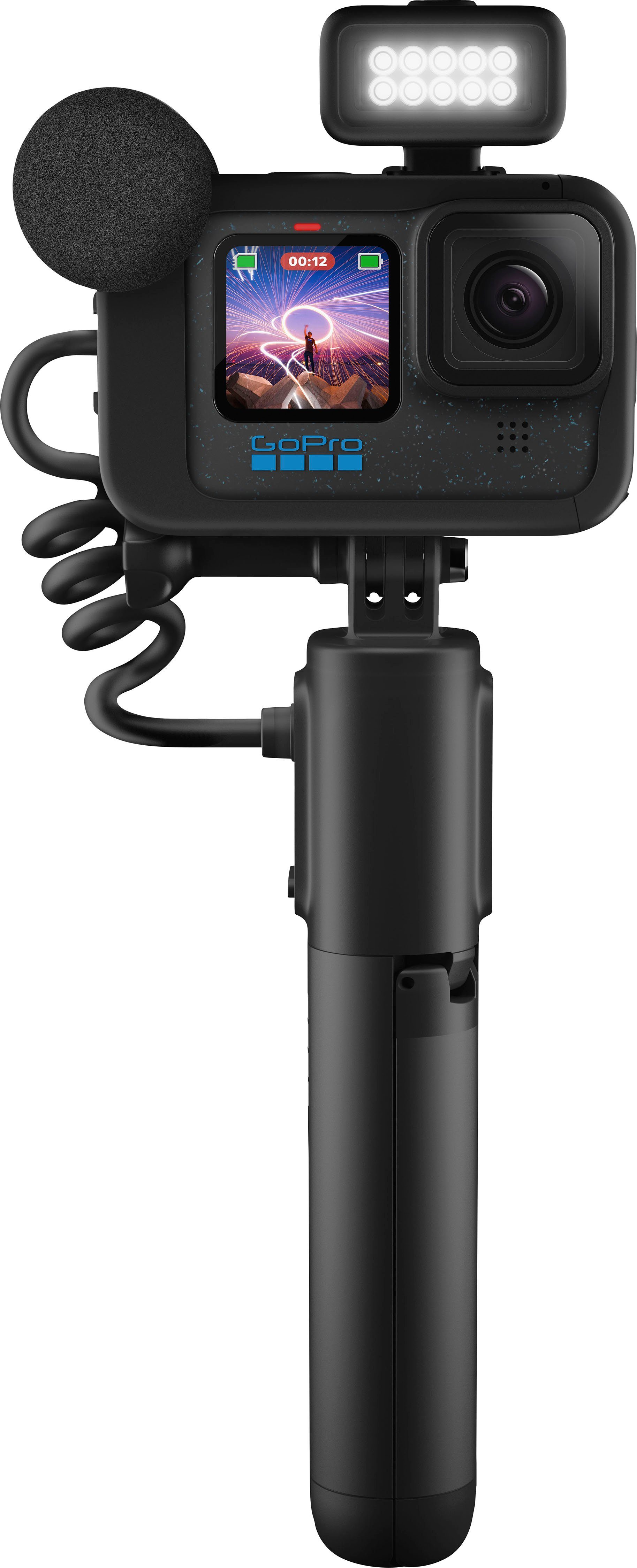 GoPro WLAN Bluetooth, (5,3K, Zoom) CreatorEdition opt. 12 (Wi-Fi), 2x Action Cam HERO