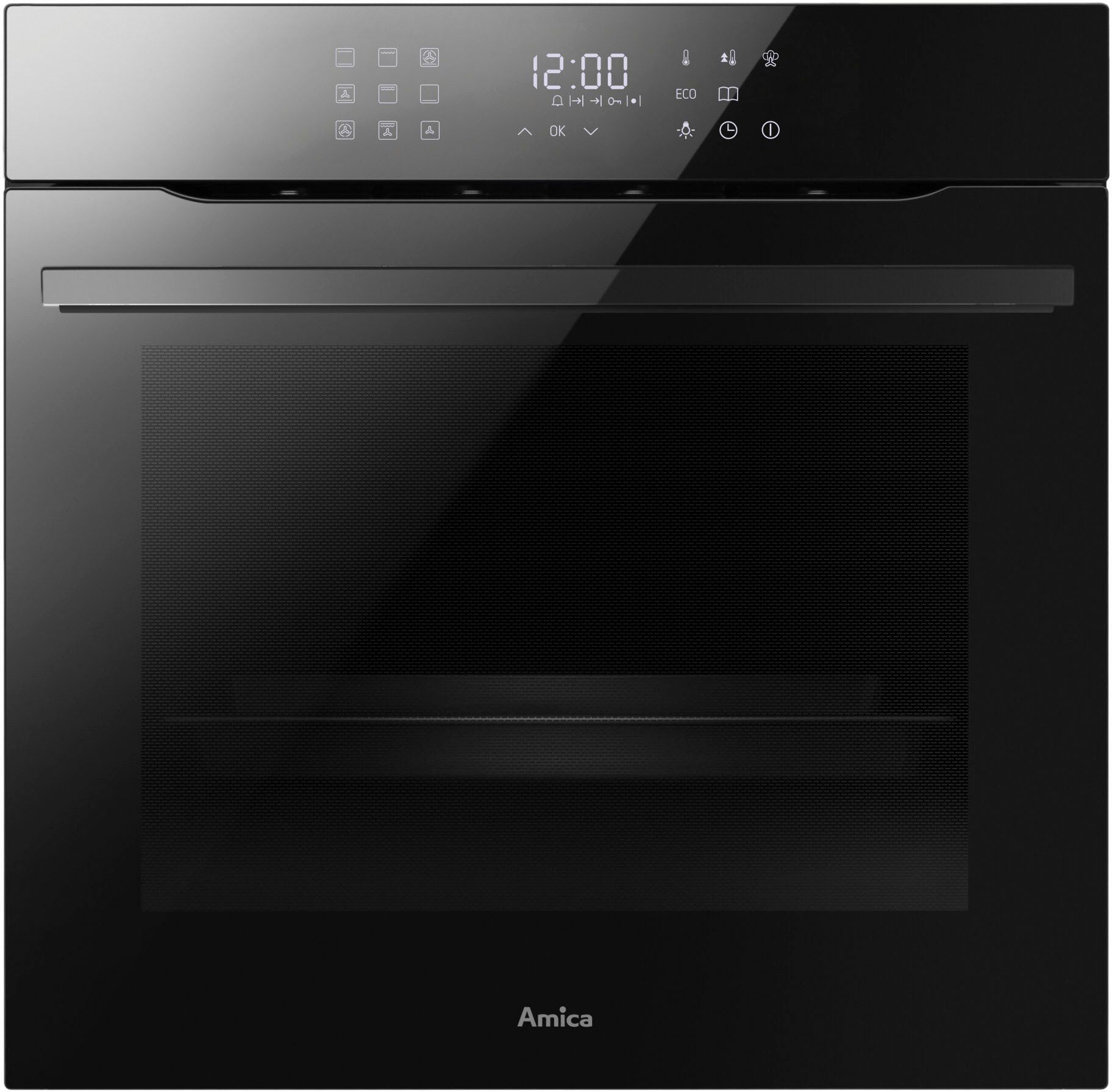 Amica Backofen EBX 944 670 S, mit 2-fach-Teleskopauszug, Steam Clean, Bequemes Backen mit viel Komfort und einfacher Reinigung