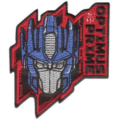 Transformers Aufnäher Bügelbild, Aufbügler, Applikationen, Patches, Flicken, zum aufbügeln, Polyester, Transformers Optimus Prime - Größe: 7 x 8,2 cm