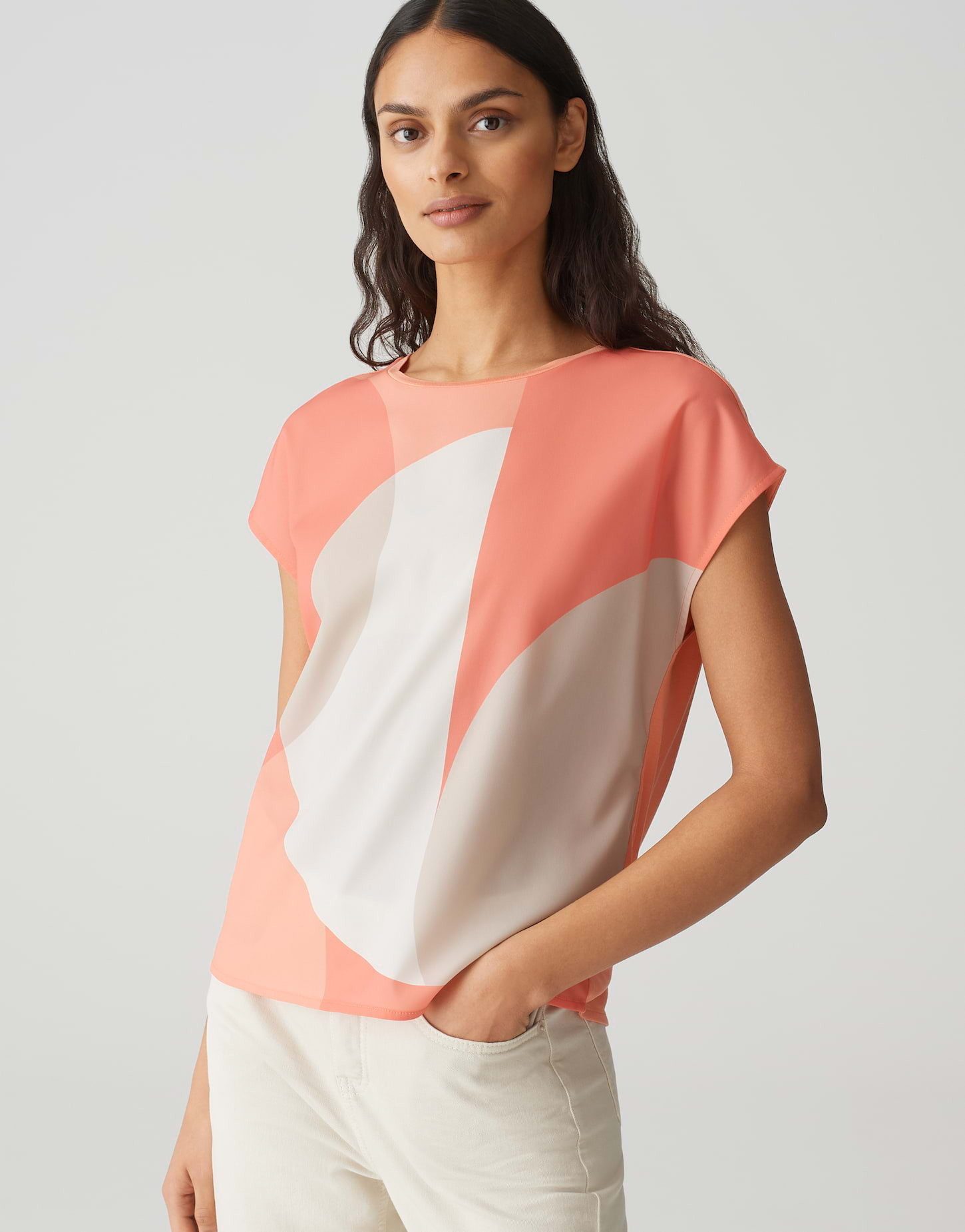 OPUS Print-Shirt SALOMA PRINT Regular aus günstig online kaufen