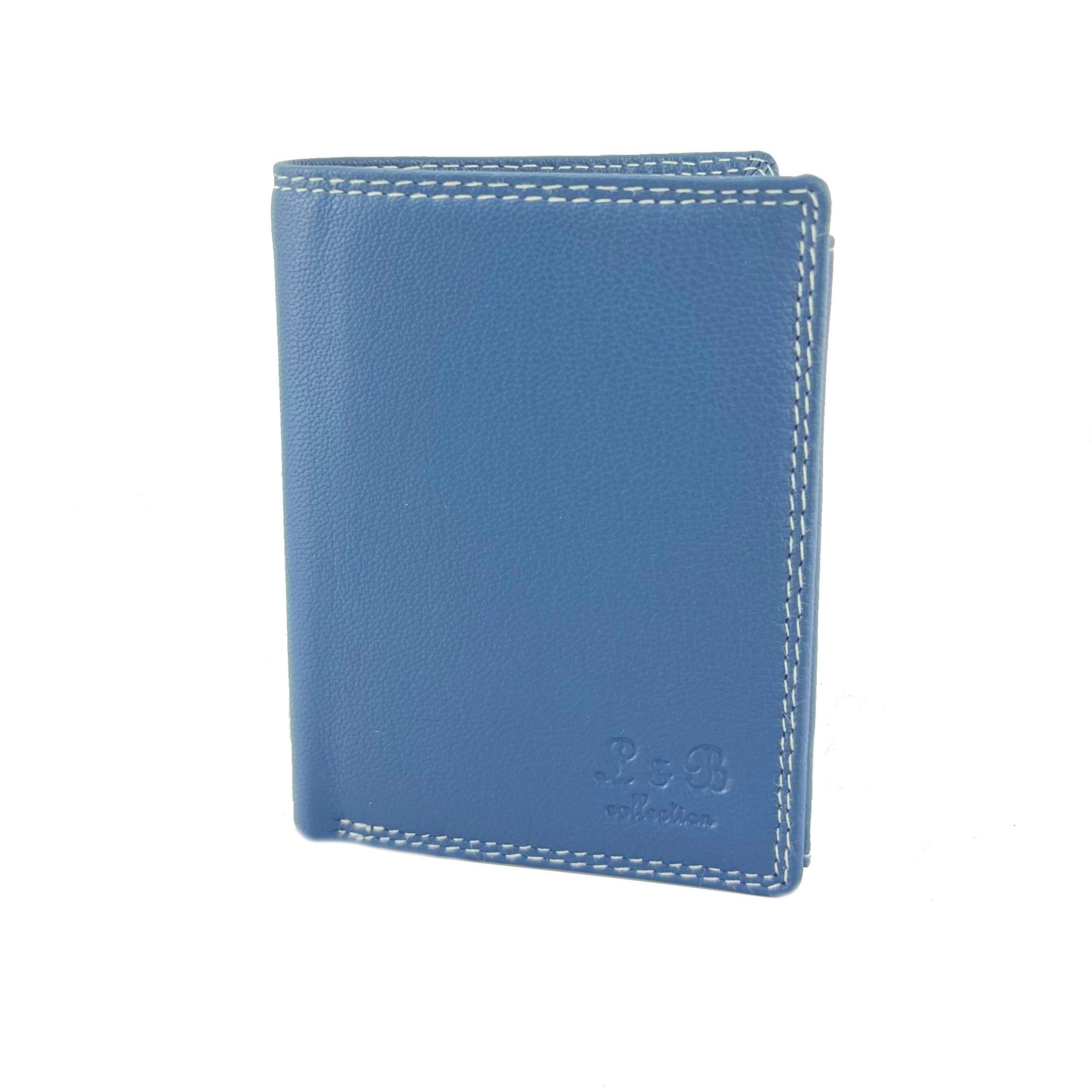 L&B Mini Geldbörse Rindsleder Portemonnaie, RFID-Schutz günstig online kaufen