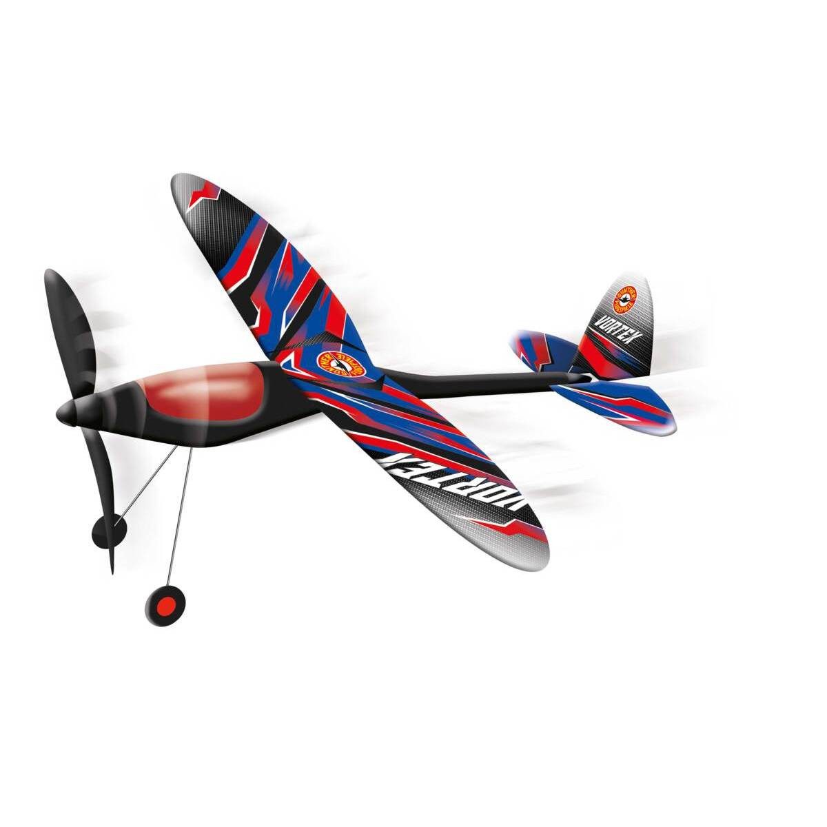 Paul Günther Modellflugzeug Flugmodell Vortex Gummumotor 49x50cm