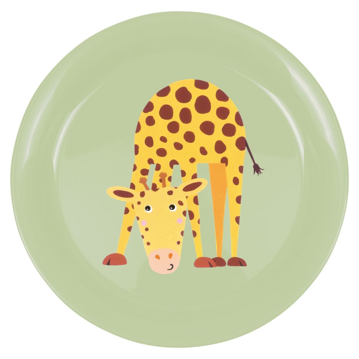 Kindergeschirr-Set Coppenrath 21901 - Die Spiegelburg - Freche Rasselbande - Teller Giraf