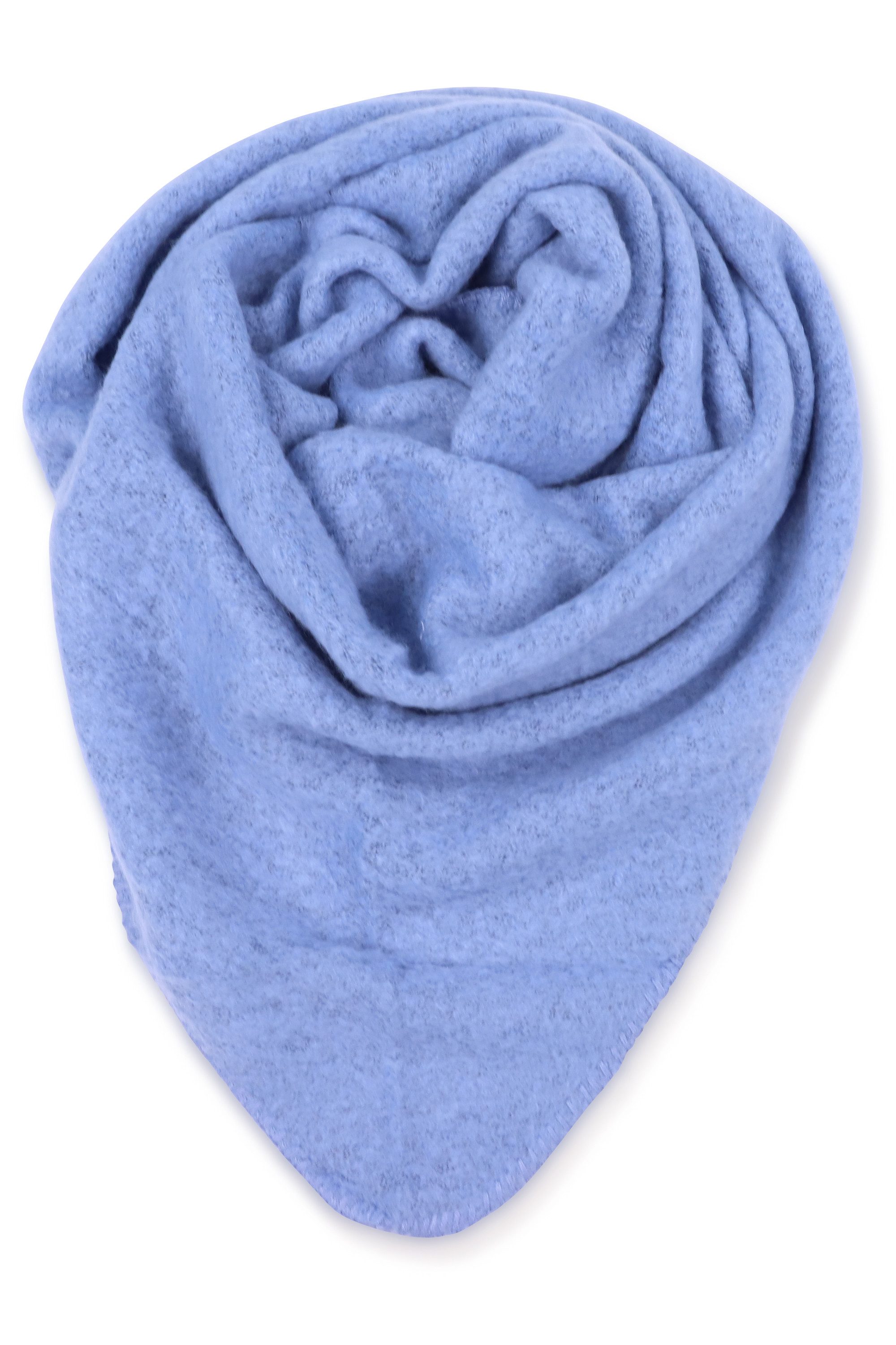 malito more than fashion Modeschal Dreiecksschal Uni S601, Basic Dreiecksschal / Stola / Pashmina in Uni oder Leoprint