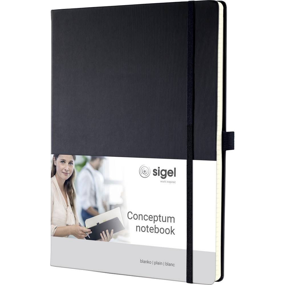 Sigel Notizbuch Notizbuch Conceptum, Hardcover, ca. A4, blanko